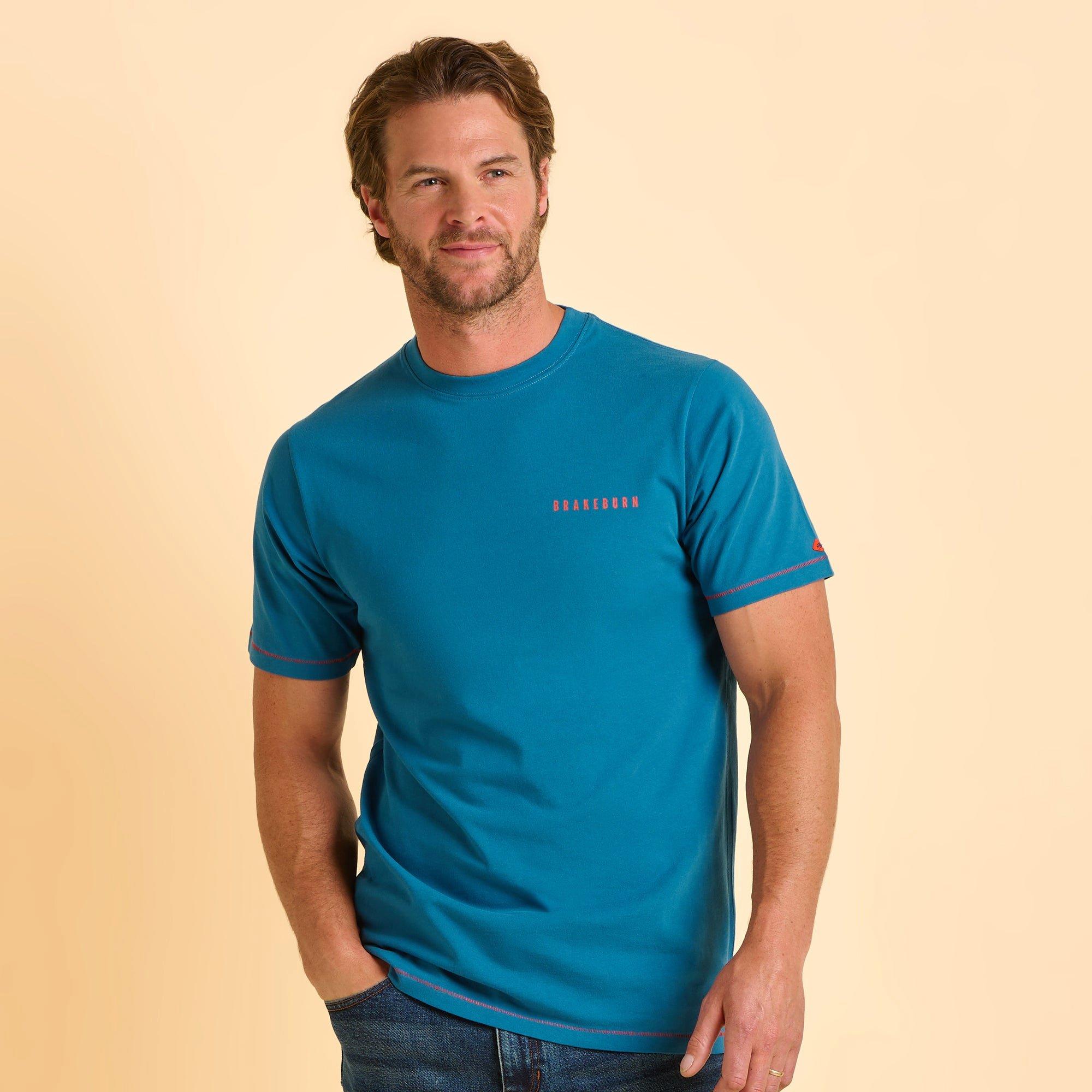 Blue - Brakeburn - Dinton T-Shirt - 1
