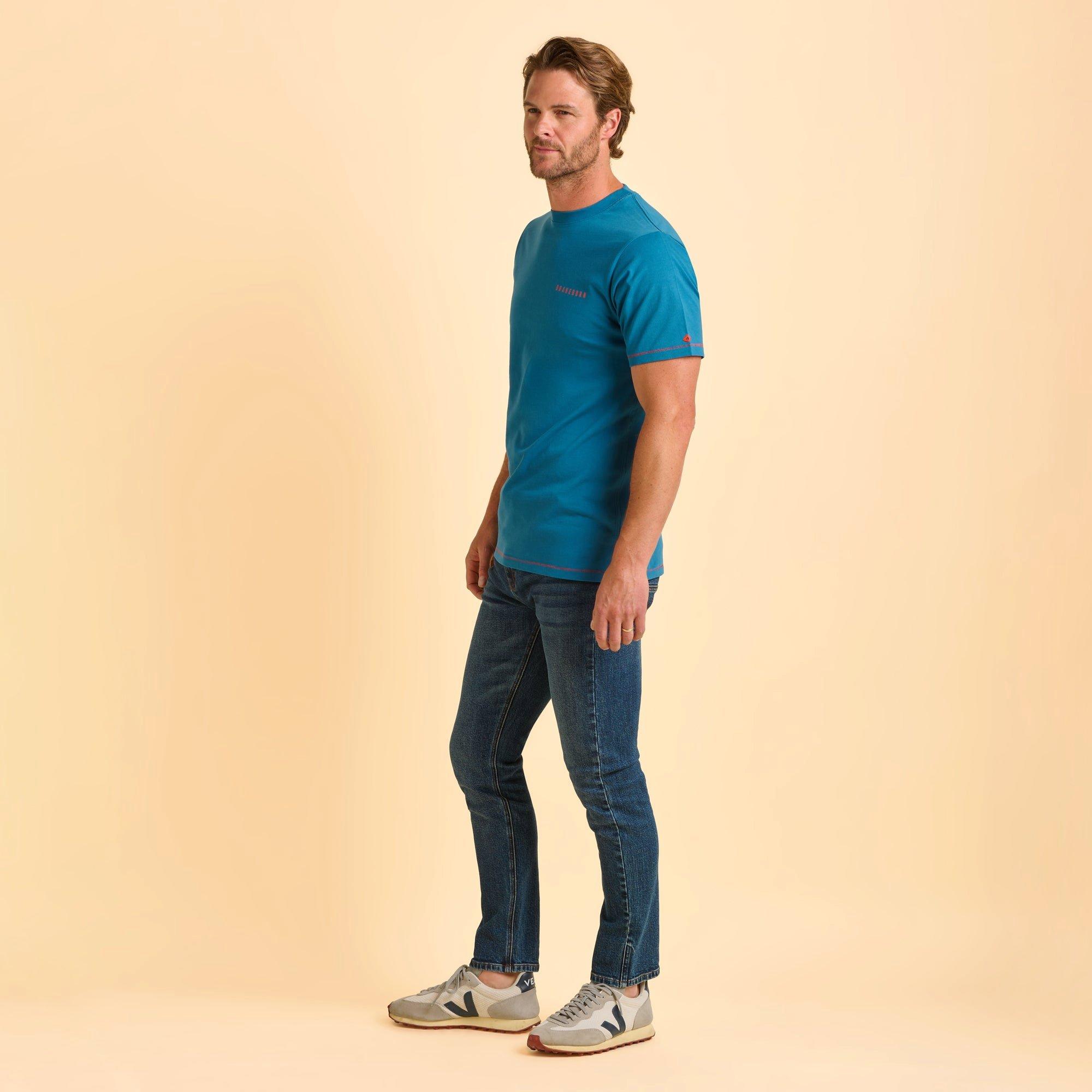 Blue - Brakeburn - Dinton T-Shirt - 3