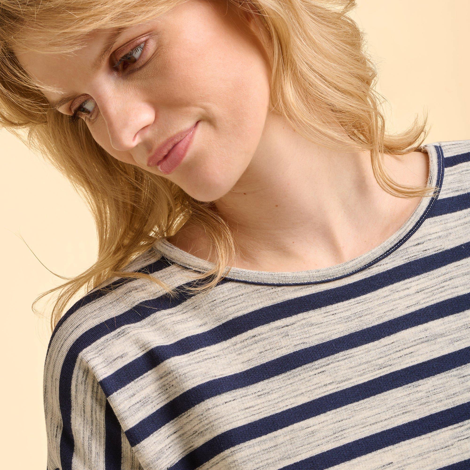 Cream - Brakeburn - Chesil Long Sleeve T-Shirt - 4