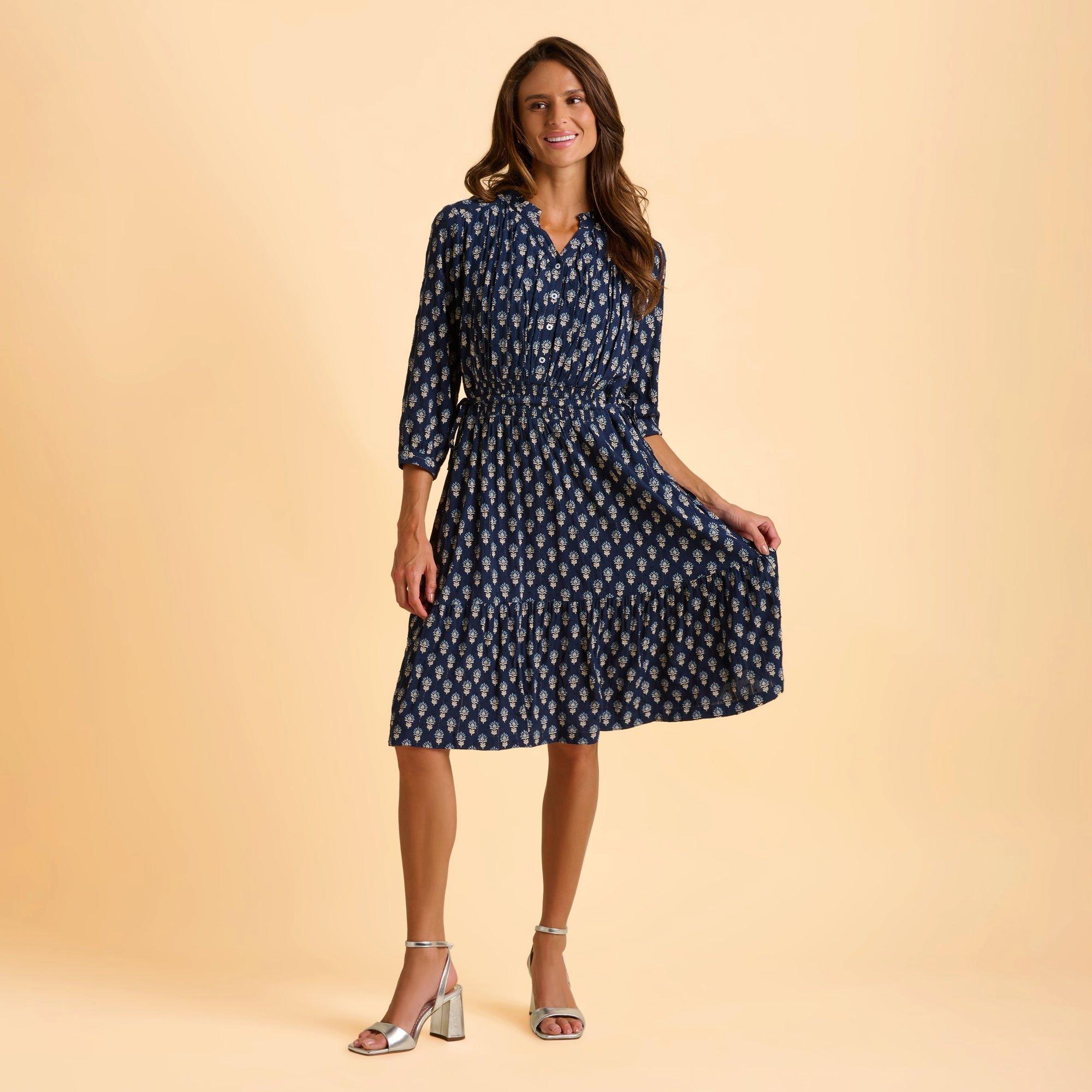 Navy - Brakeburn - Alpine Dress - 5