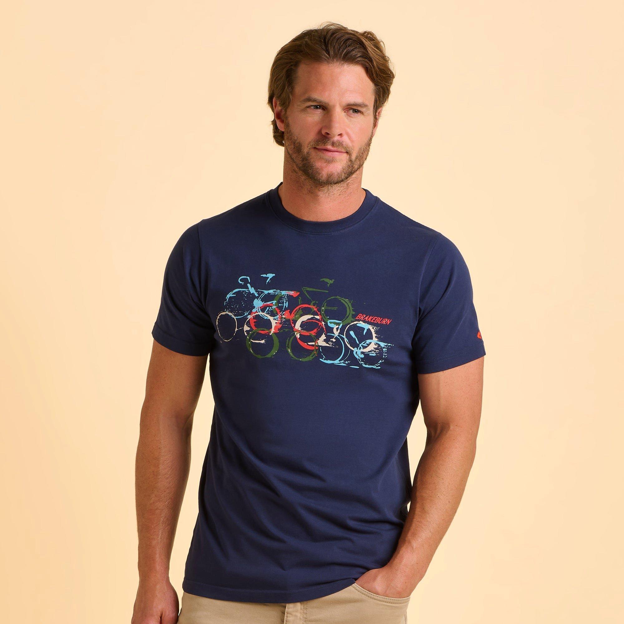 Navy - Brakeburn - Deepdale T-Shirt - 1