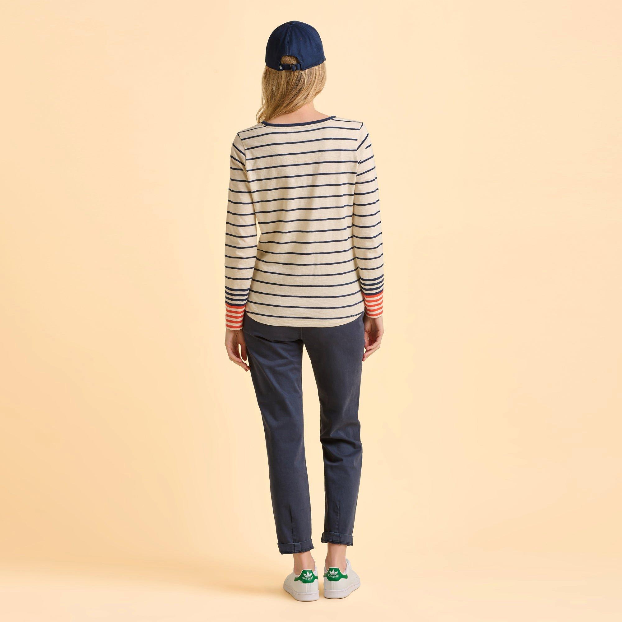 Cream - Brakeburn - Knoll Long Sleeve T-Shirt - 2