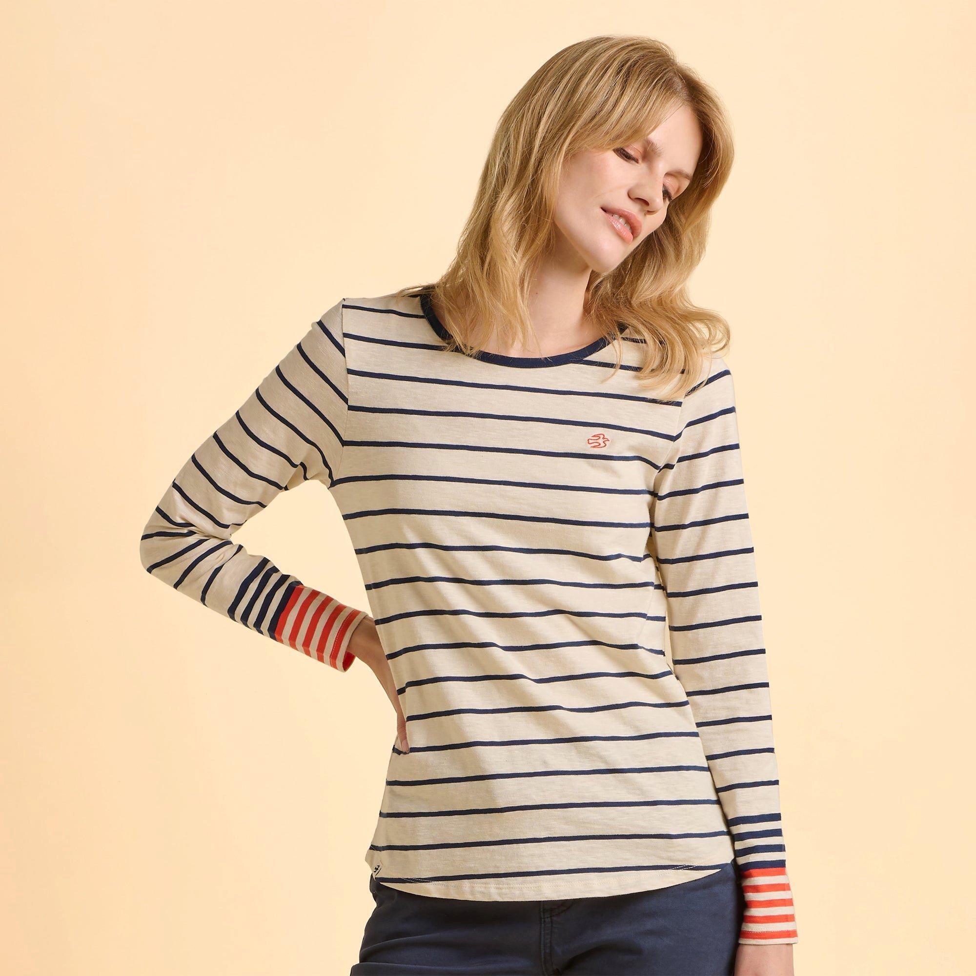 Cream - Brakeburn - Knoll Long Sleeve T-Shirt - 4