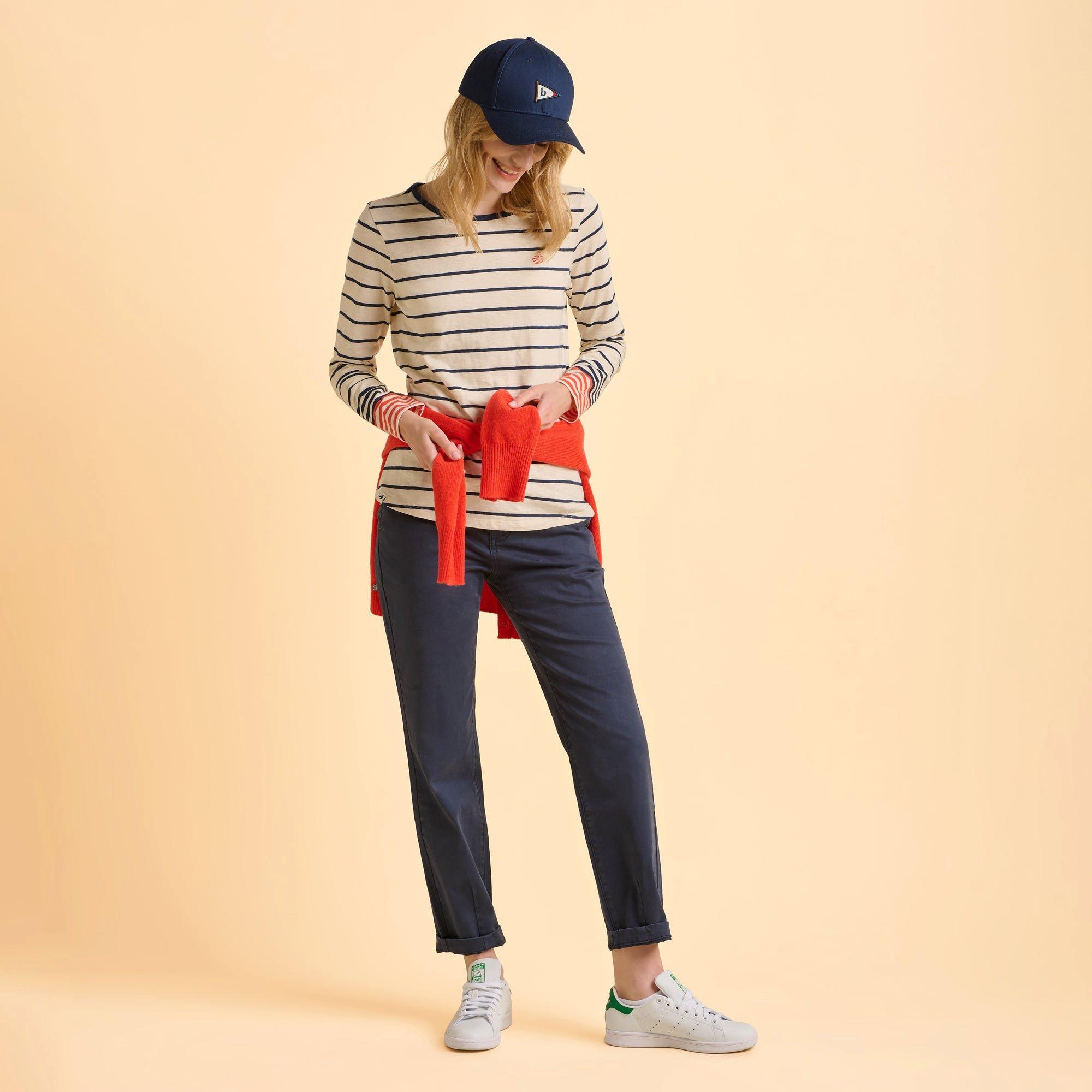 Cream - Brakeburn - Knoll Long Sleeve T-Shirt - 5