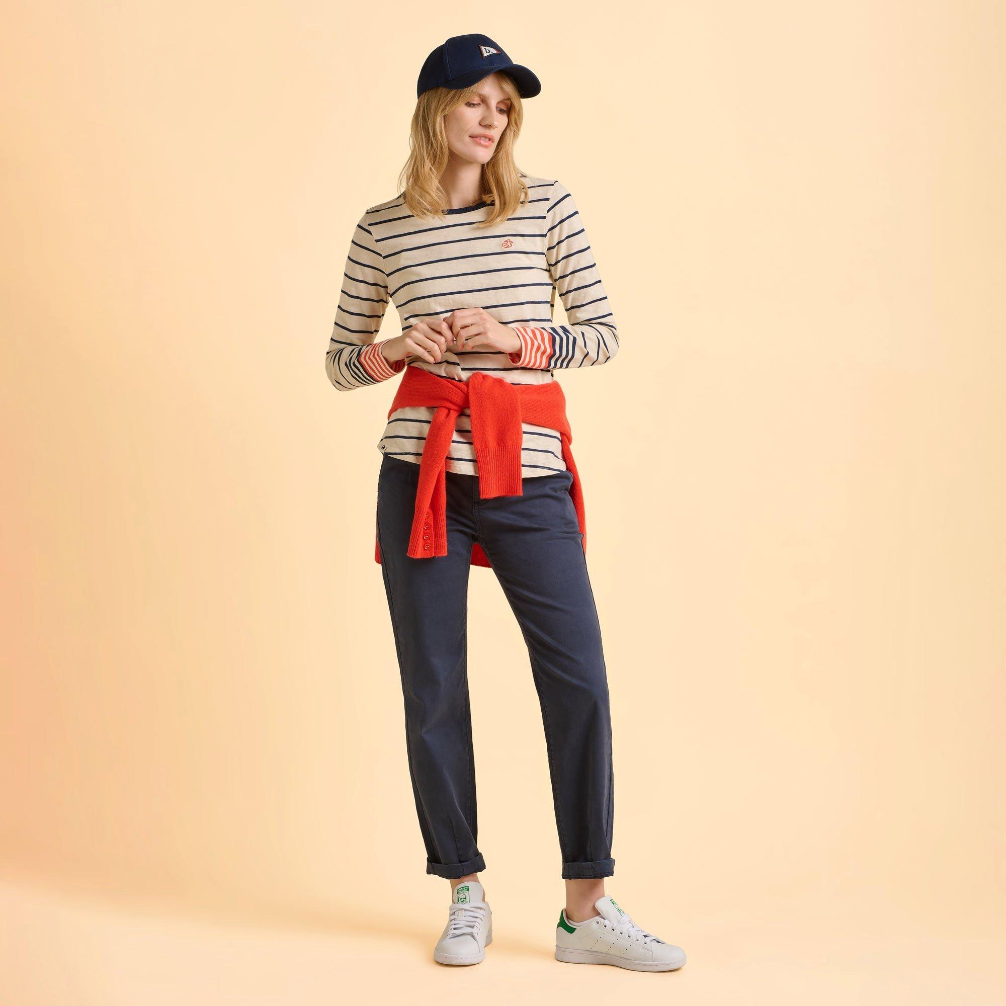 Cream - Brakeburn - Knoll Long Sleeve T-Shirt - 6