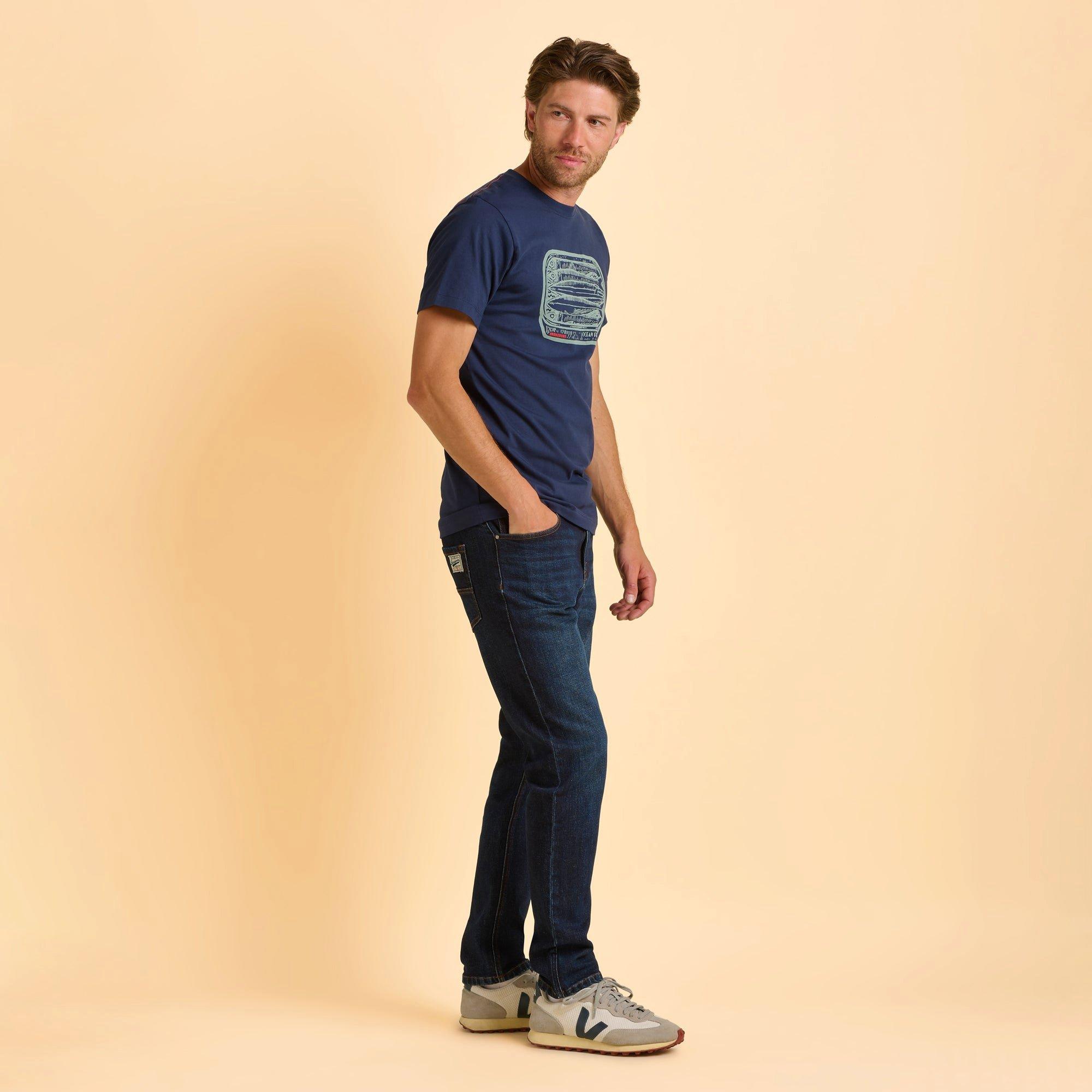 Navy - Brakeburn - Templemore T-Shirt - 3