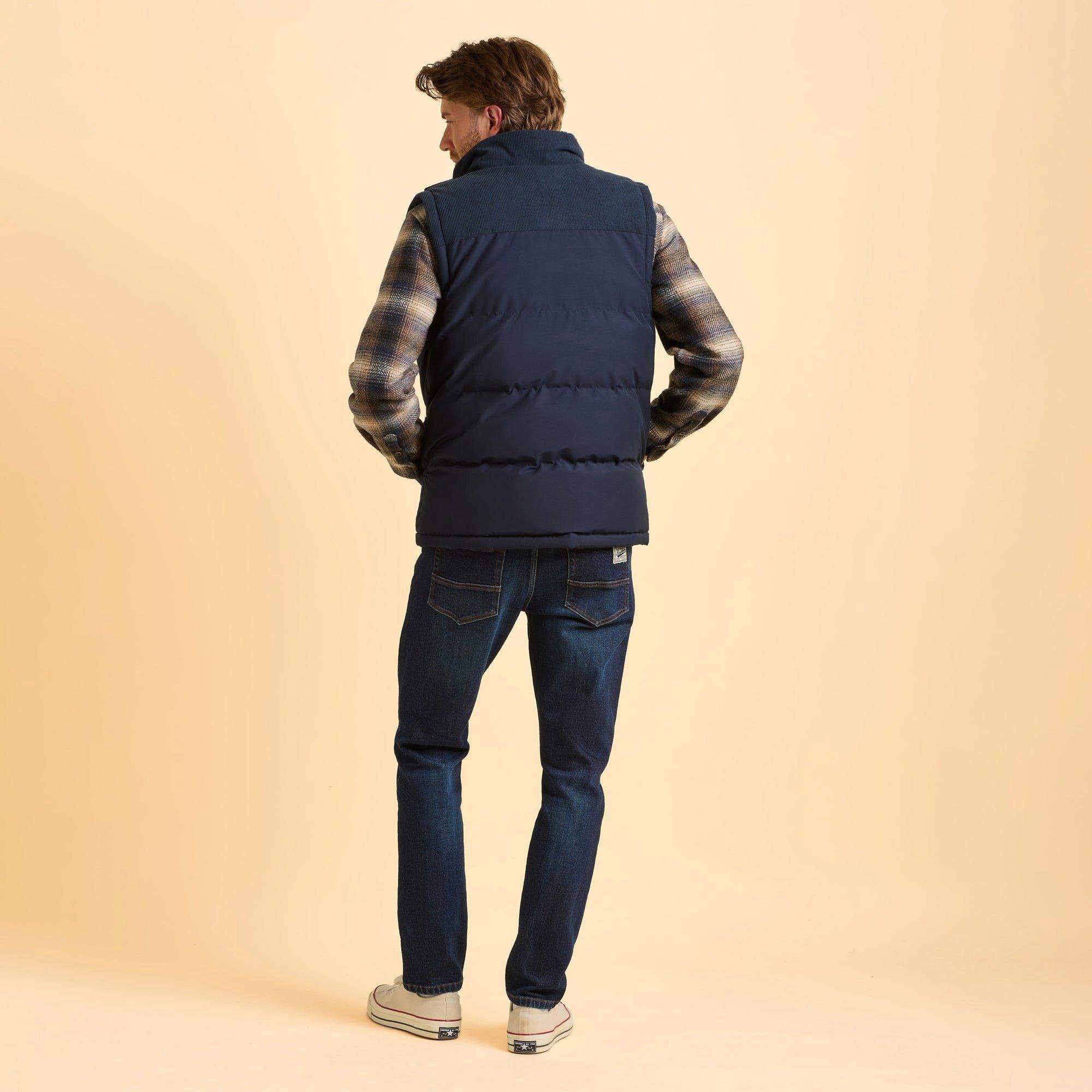 Navy - Brakeburn - Quainton Gilet - 2