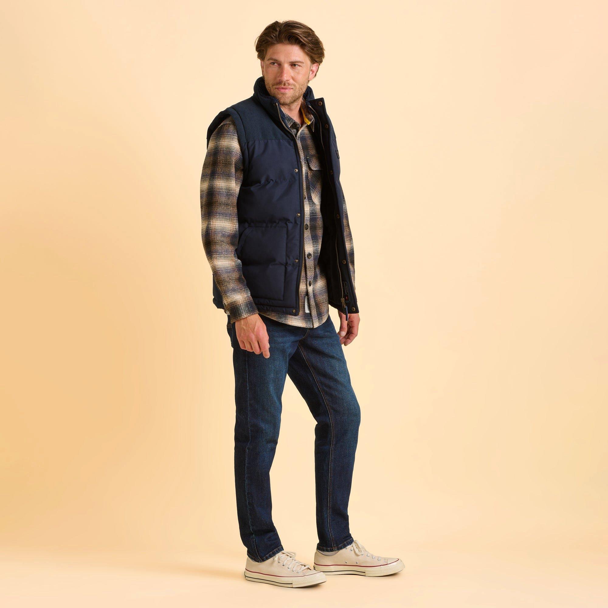 Navy - Brakeburn - Quainton Gilet - 3