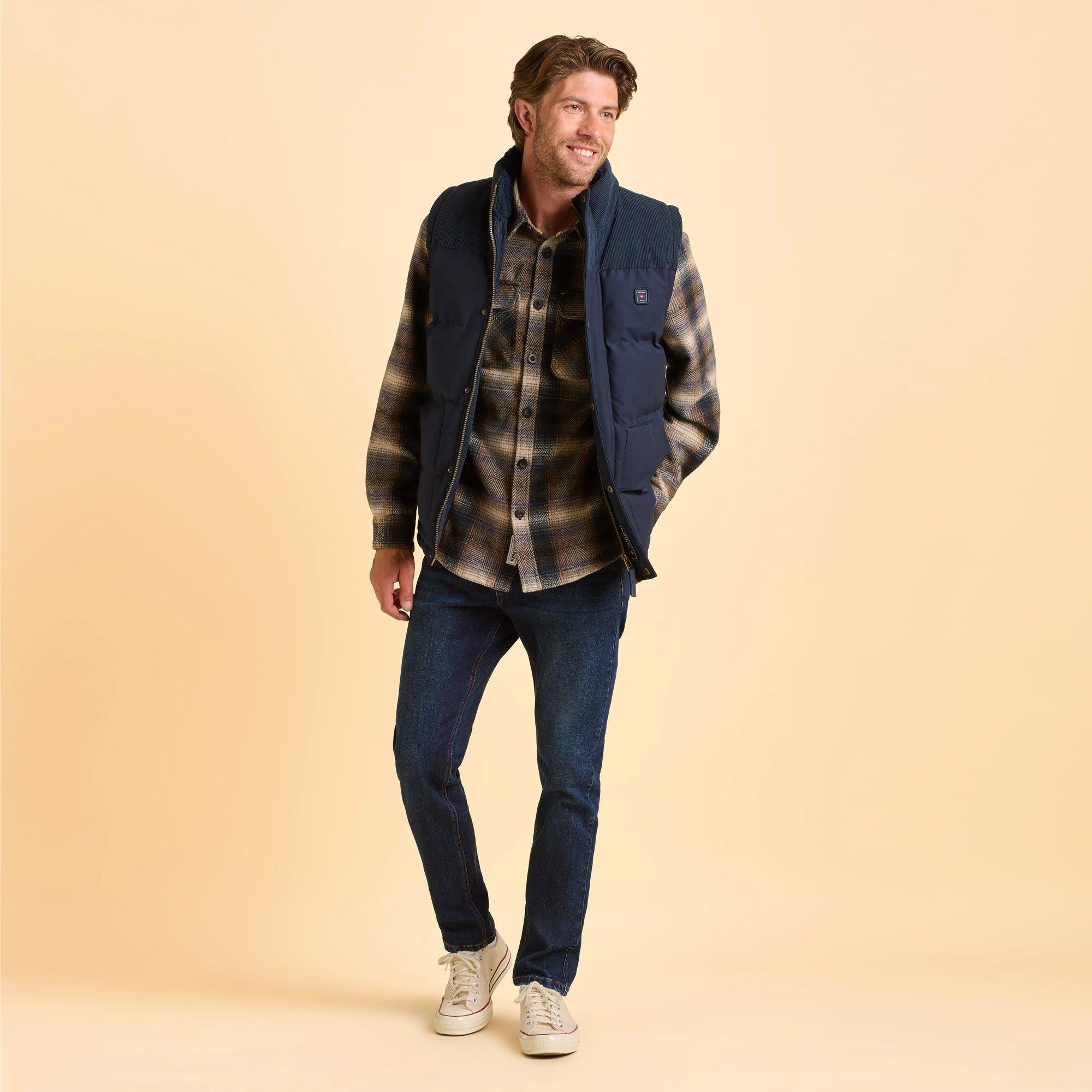 Navy - Brakeburn - Quainton Gilet - 7