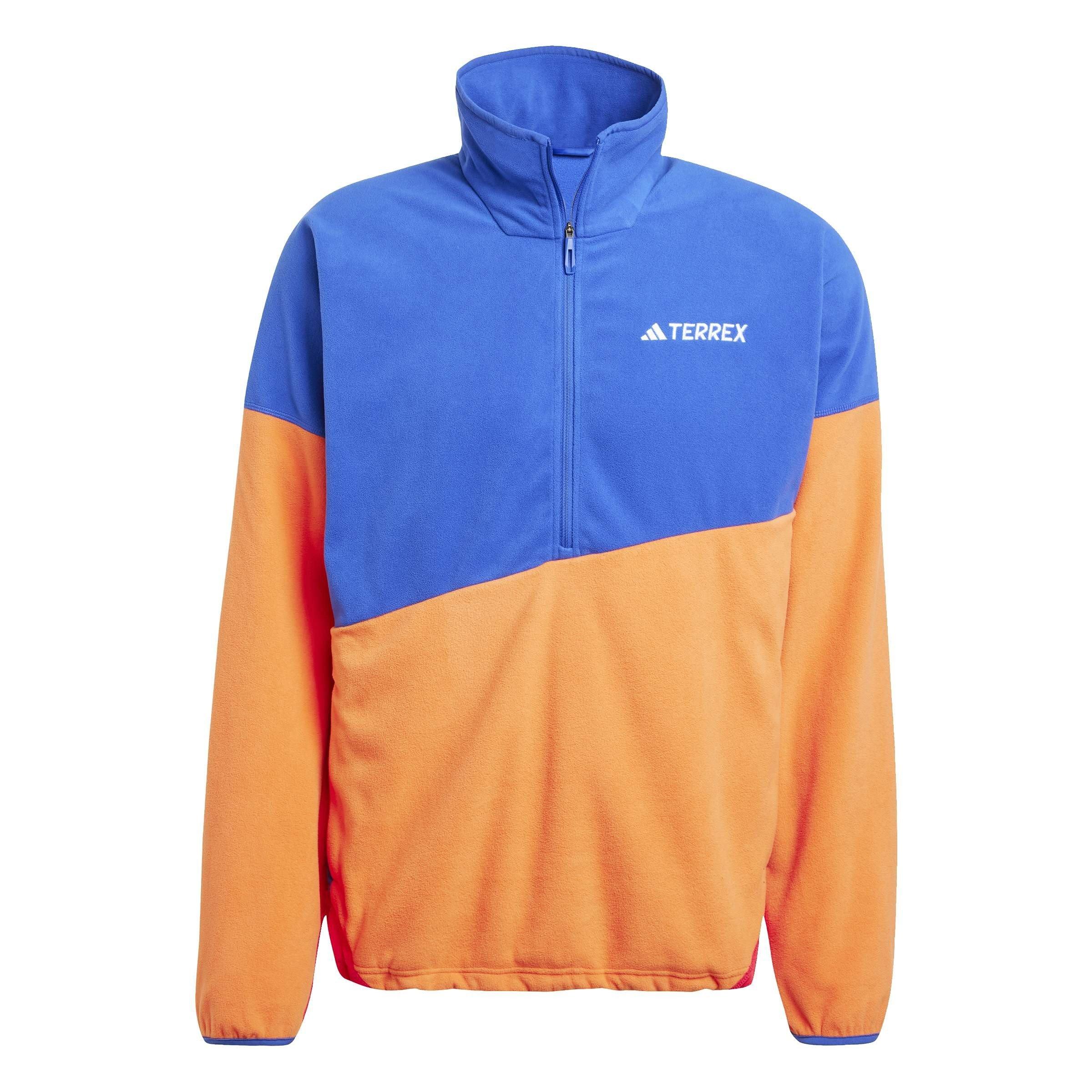 Blue - adidas - Terrex Multi Climawarm Fleece Anorak - 1