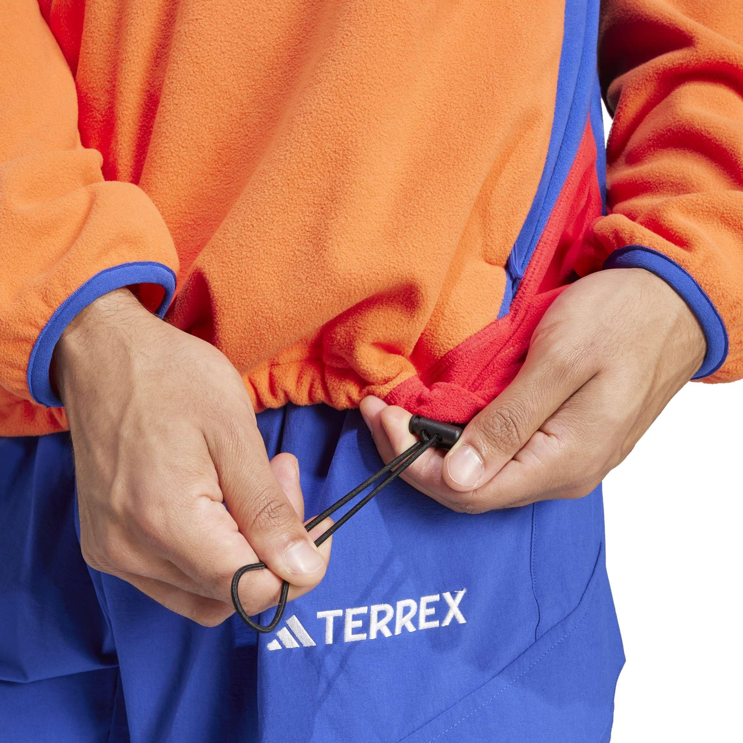 Plava - adidas - Terrex Multi Climawarm Fleece Anorak - 5