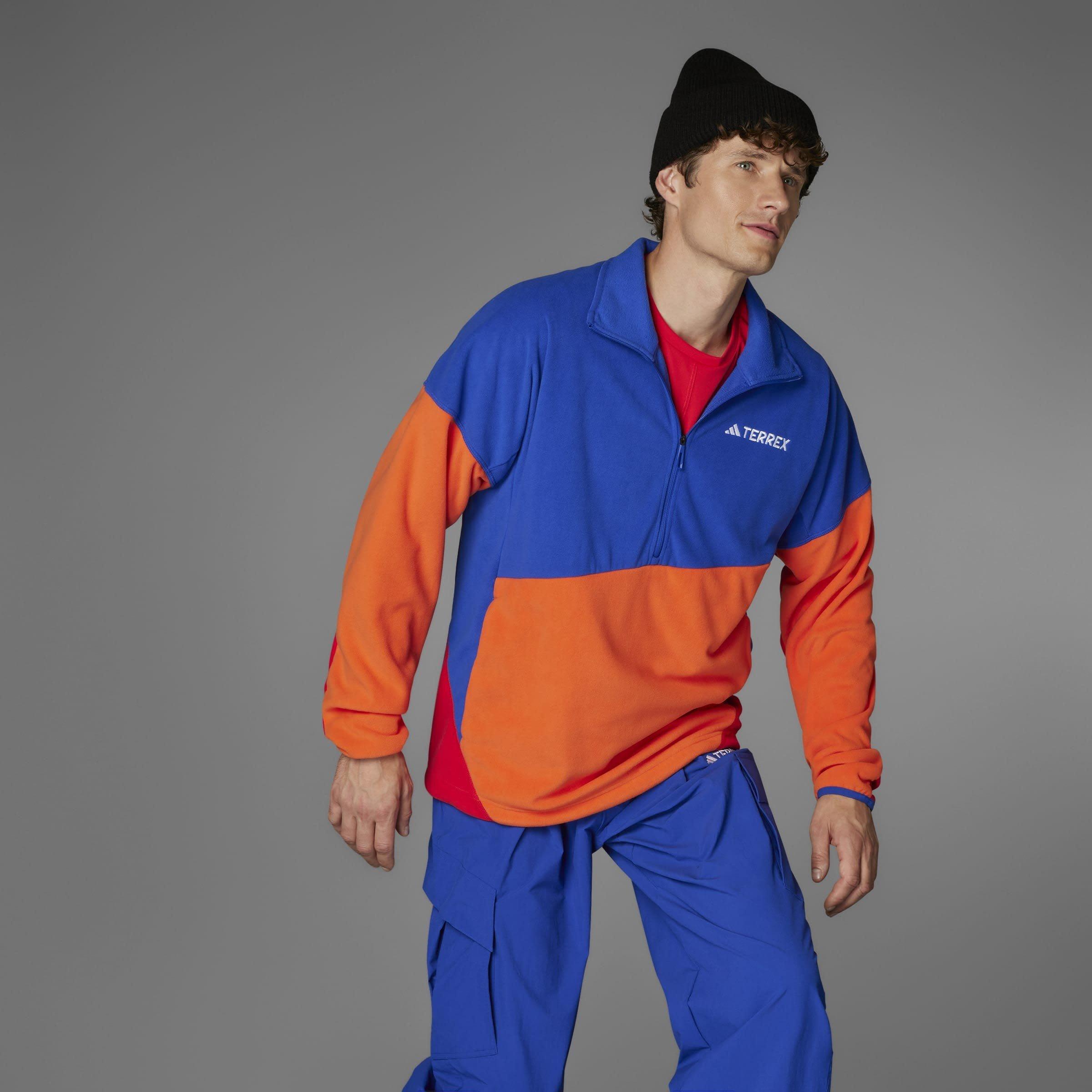 Plava - adidas - Terrex Multi Climawarm Fleece Anorak - 8