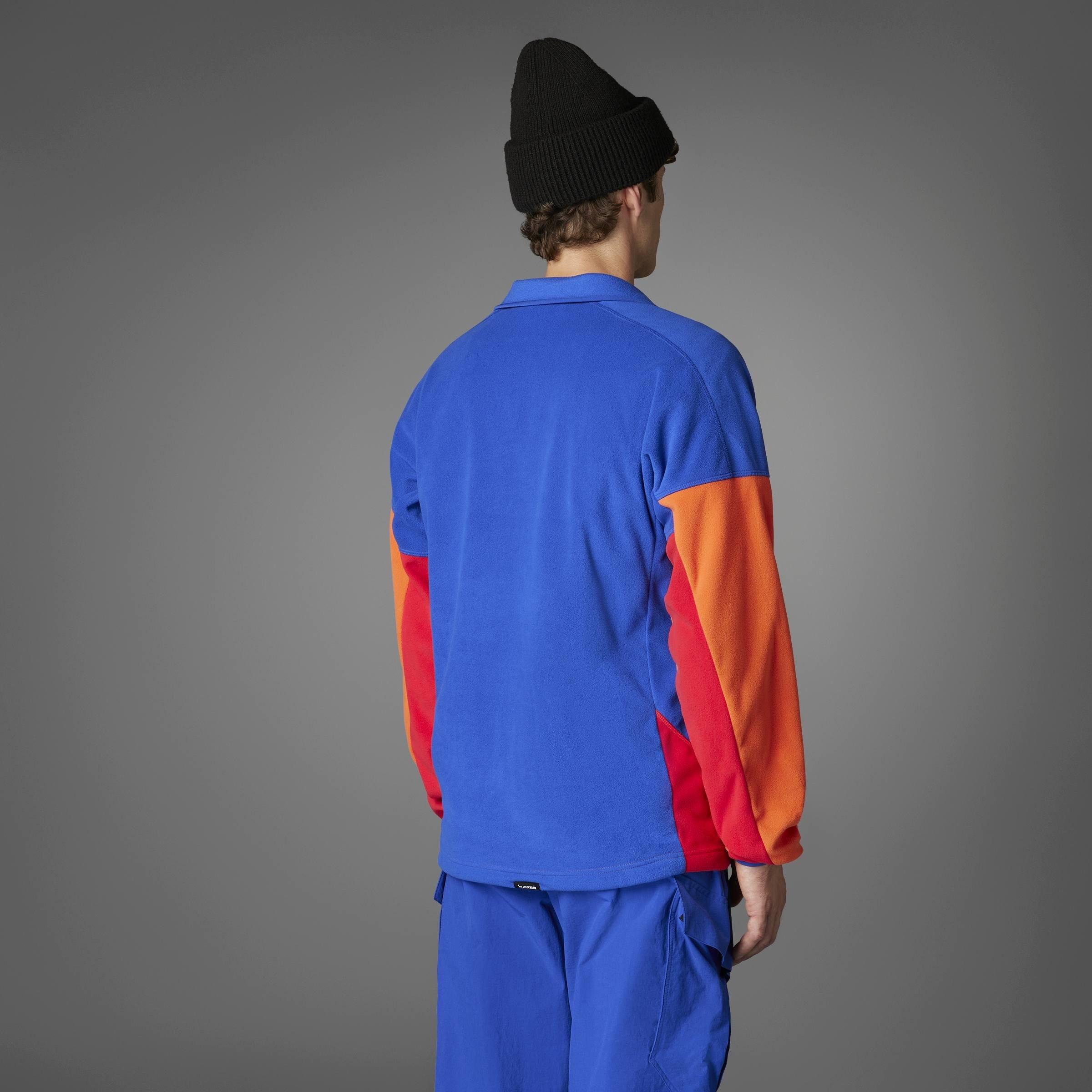 Plava - adidas - Terrex Multi Climawarm Fleece Anorak - 9