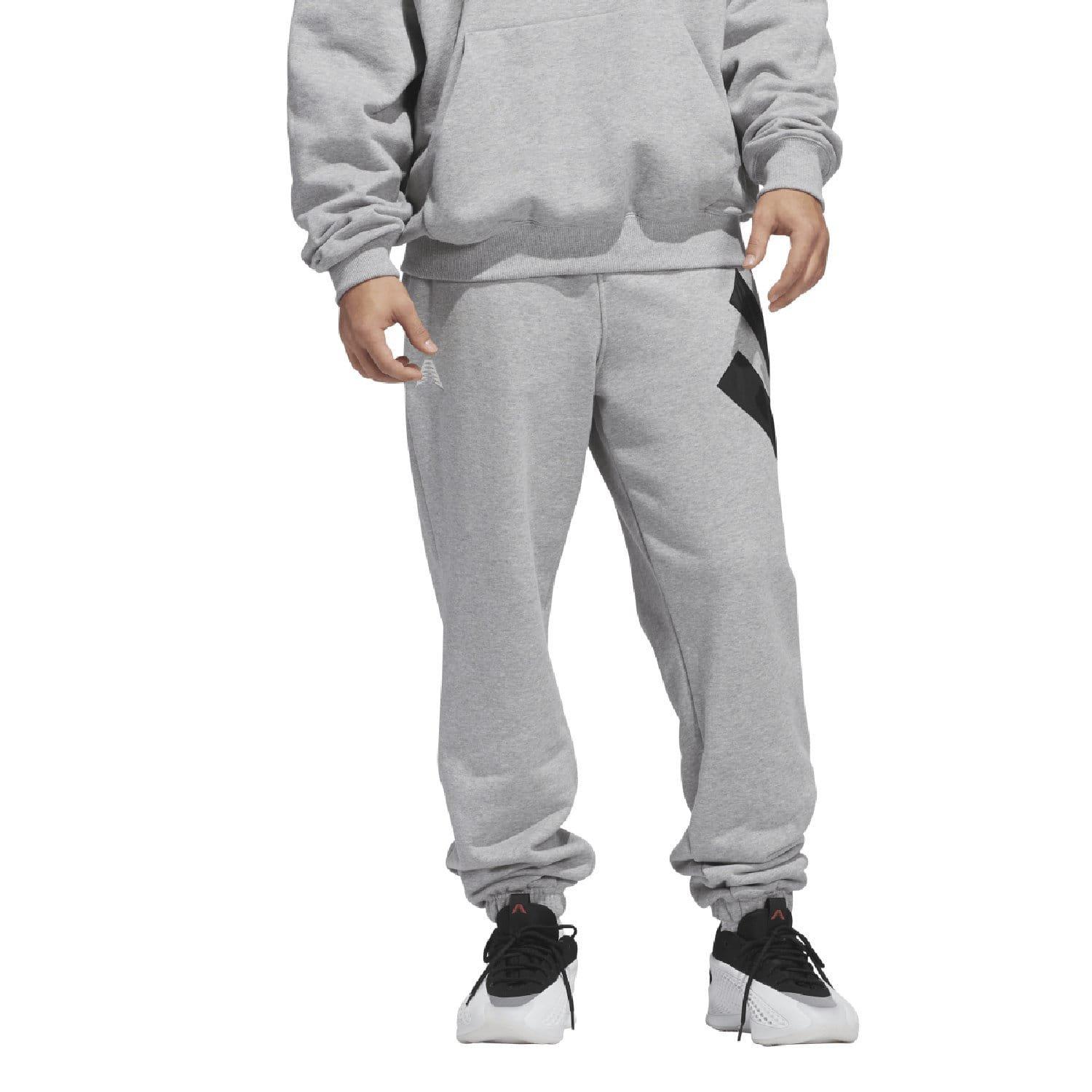 Grey - adidas - Anthony Edwards Foundation Tracksuit Bottoms - 1