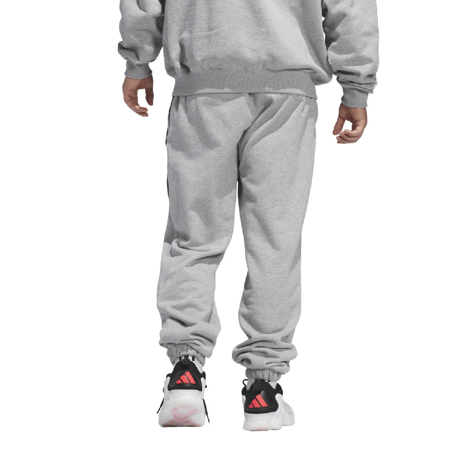 Grey - adidas - Anthony Edwards Foundation Tracksuit Bottoms - 3