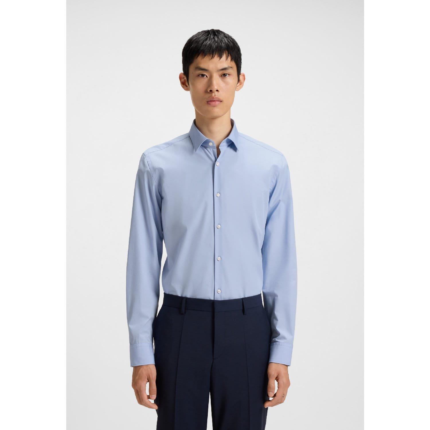 Blue - Hugo - Kenno Slim-Fit Shirt - 5