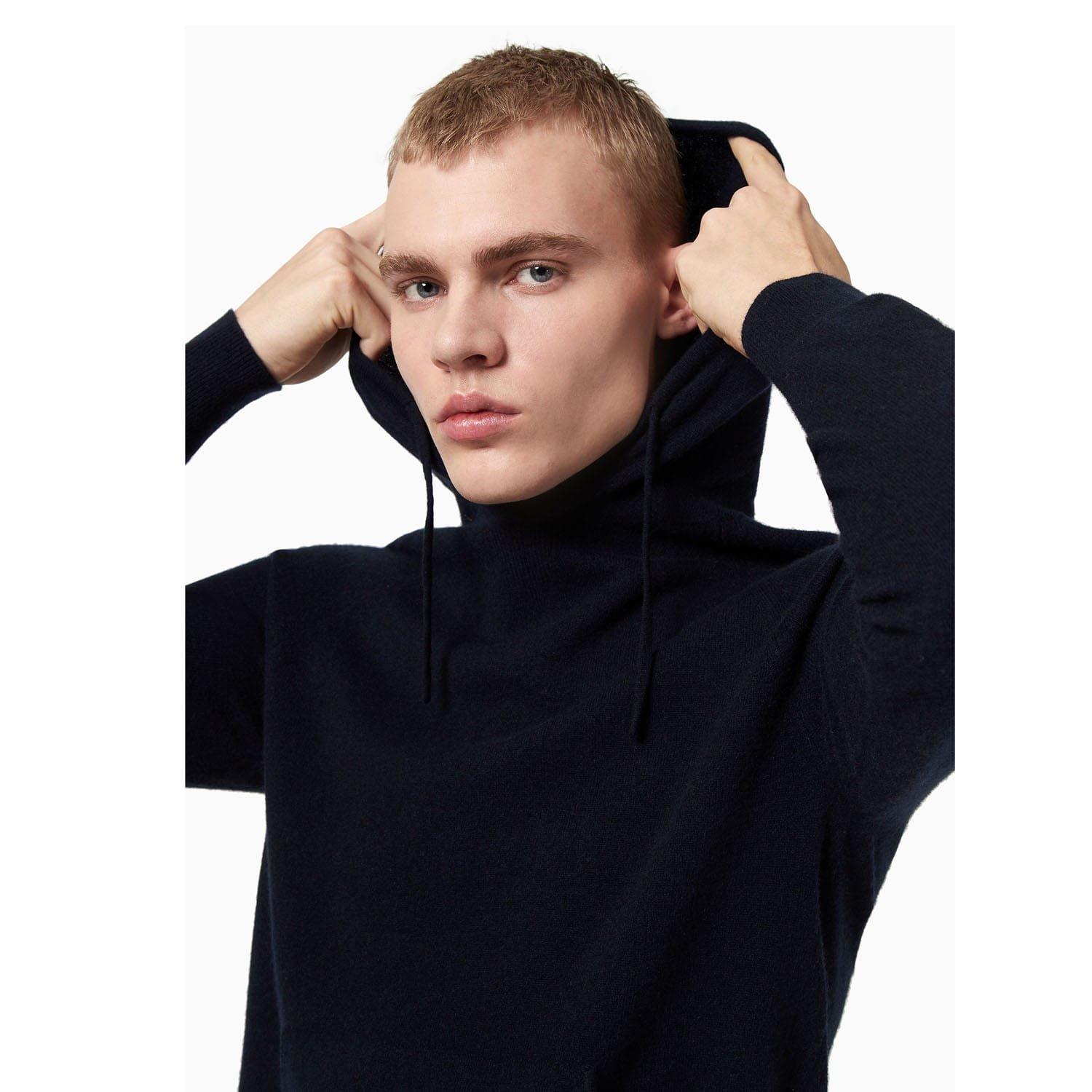 Navy - Emporio Armani - Hoodie - 3