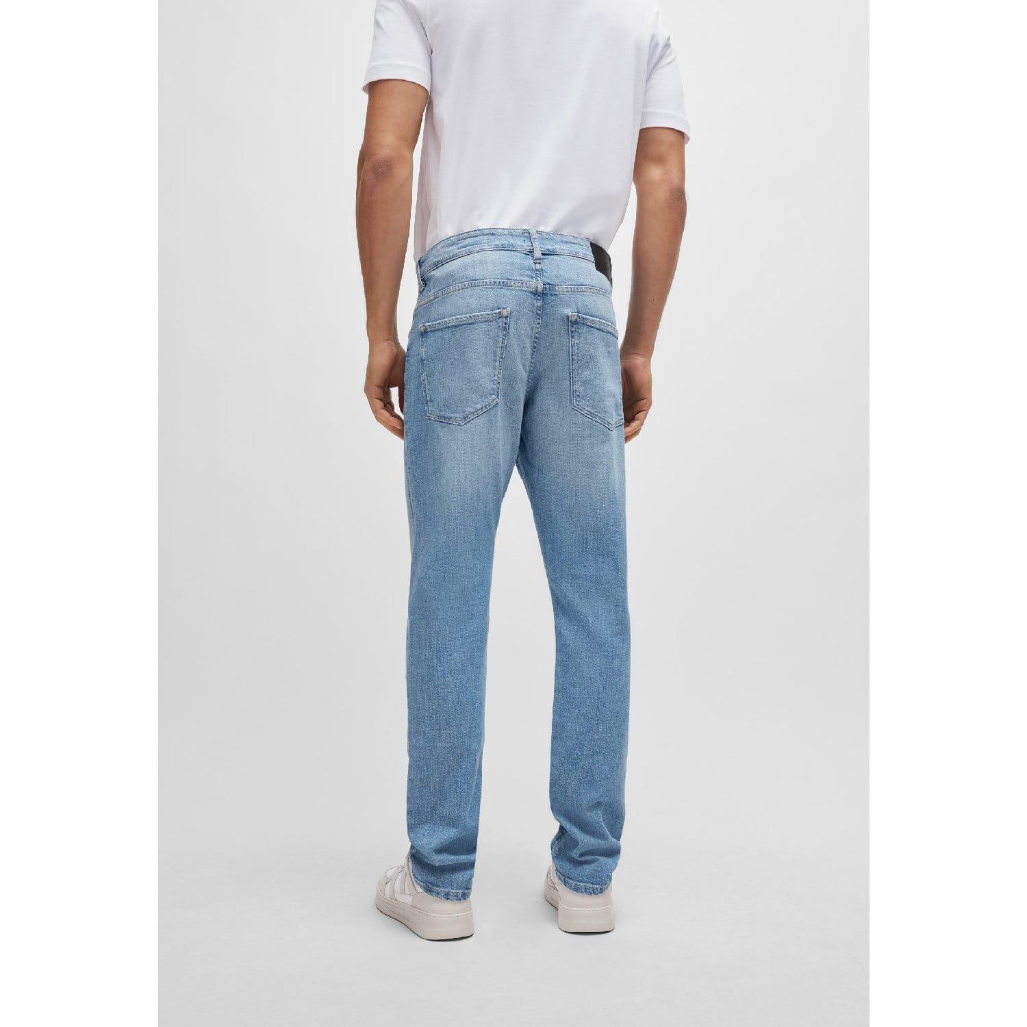 Turquoise - Boss - Delaware3-1-BF Slim-Fit Jeans - 2