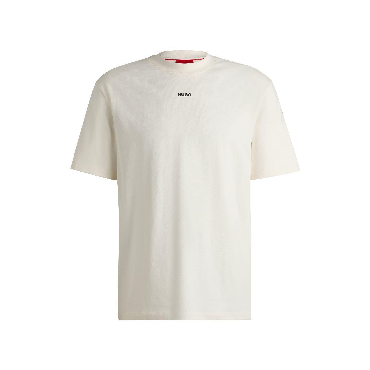 White - Hugo - Dapolino Logo Print T-Shirt