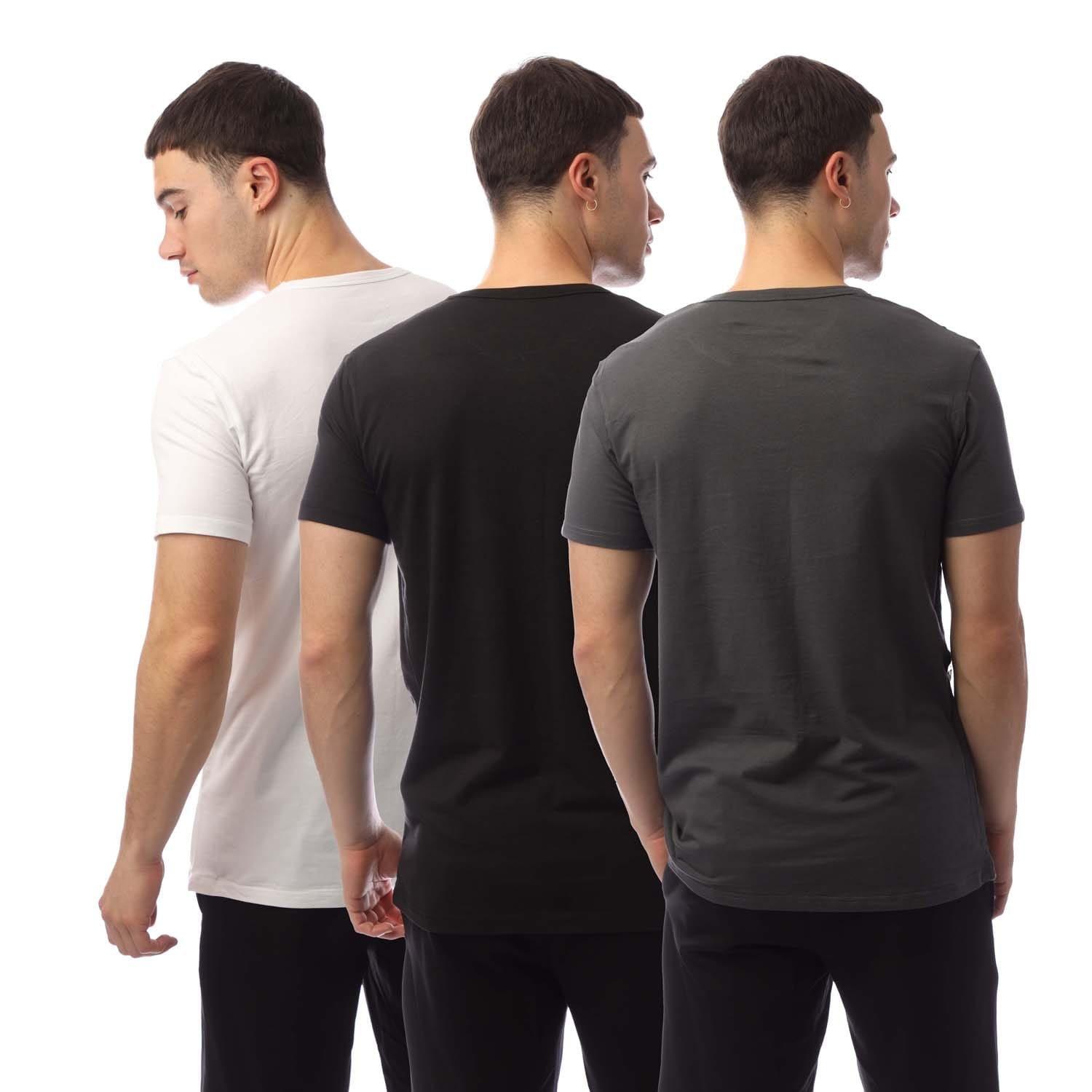 Black - Lyle and Scott - Printed 3 Pack T-Shirt - 2