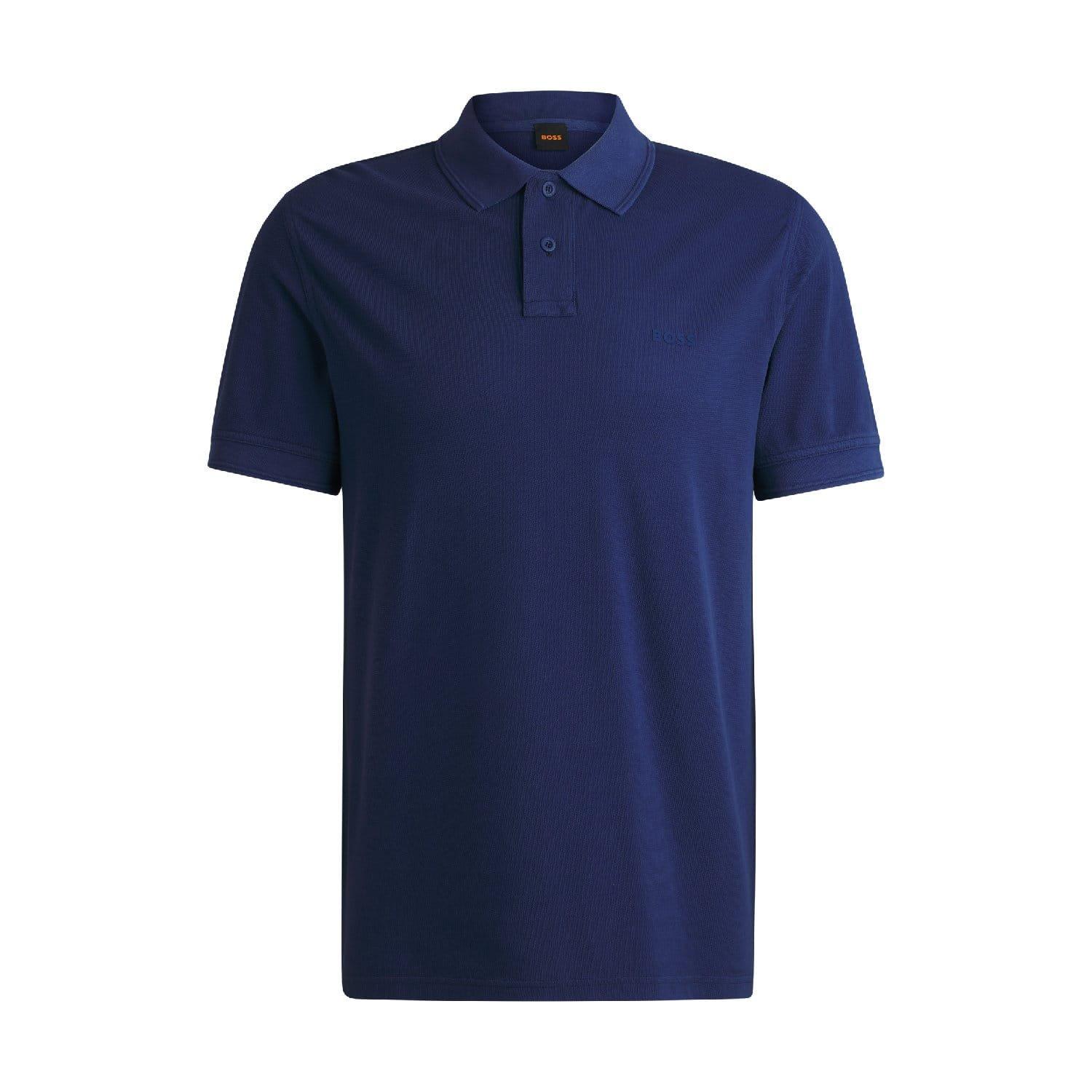 Blue - Boss - Prime Logo Print Polo Shirt