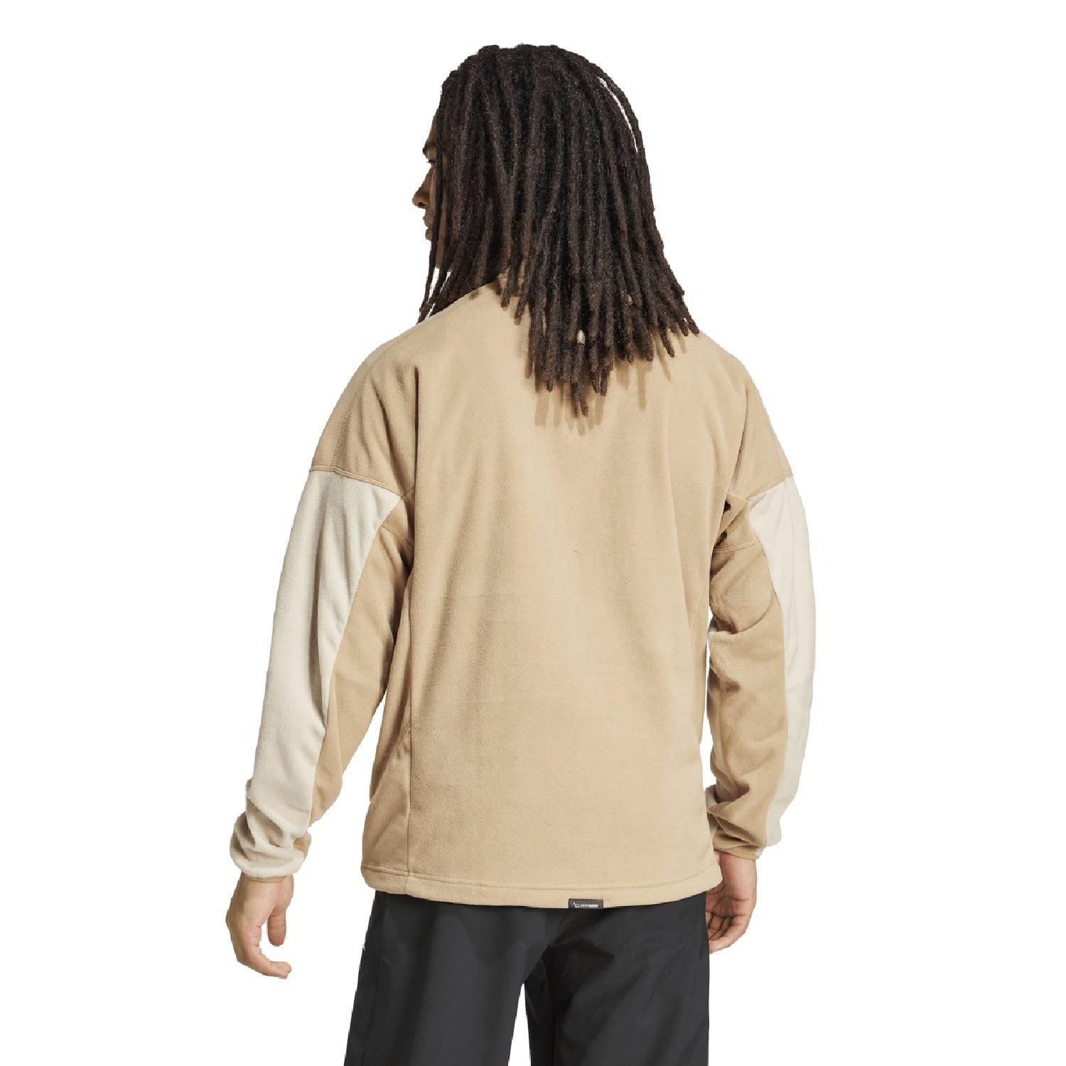 Braun - adidas - Terrex Multi Climawarm Fleece Anorak - 4