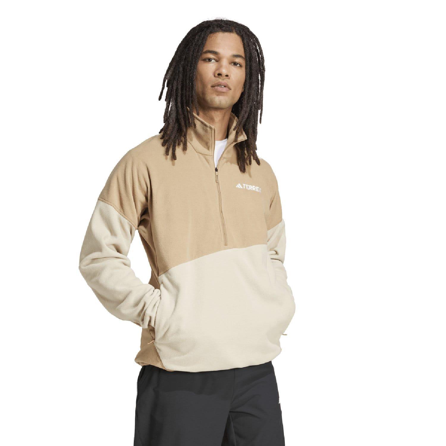 Braun - adidas - Terrex Multi Climawarm Fleece Anorak - 5