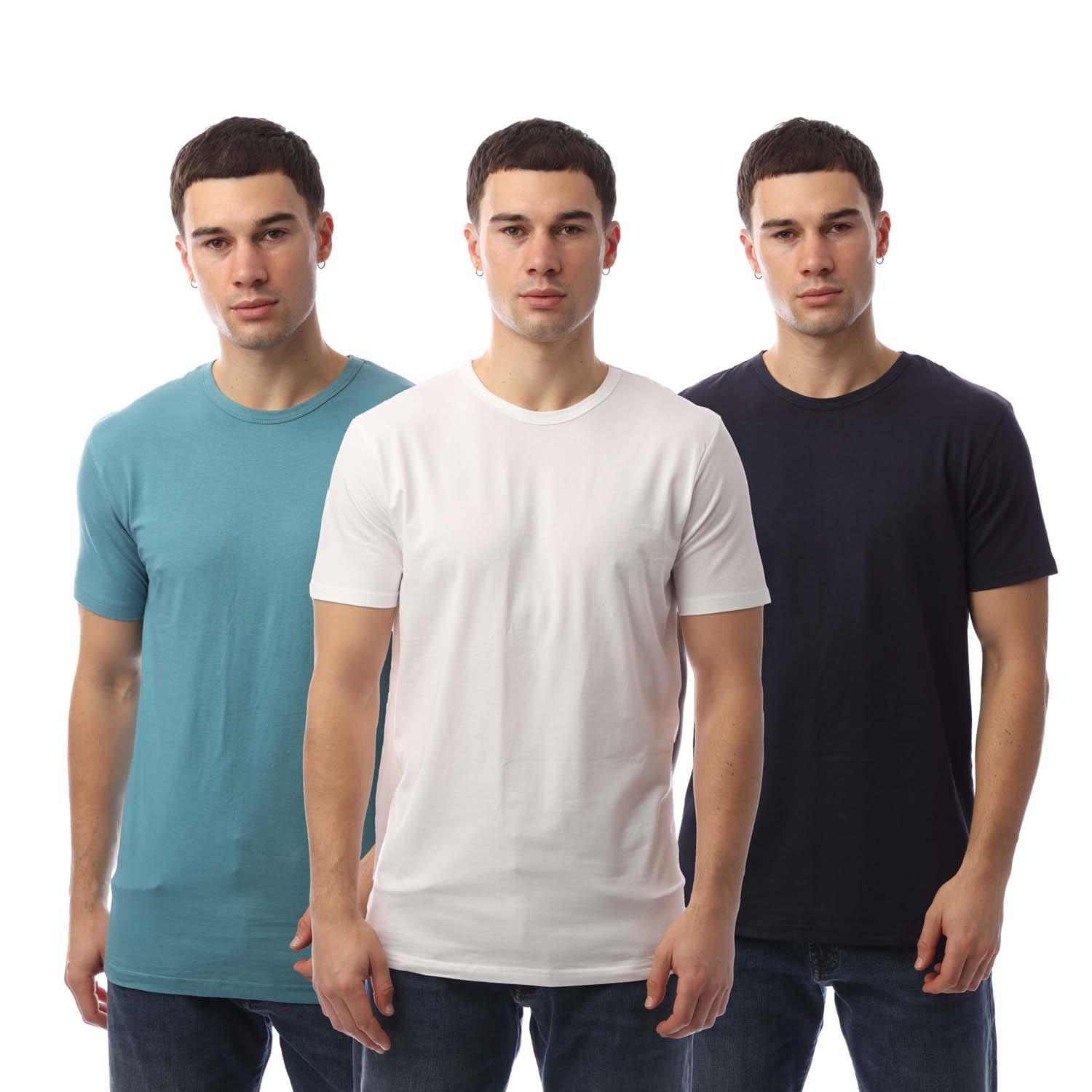 Blue - Lyle and Scott - Basic 3 Pack T-Shirts - 1