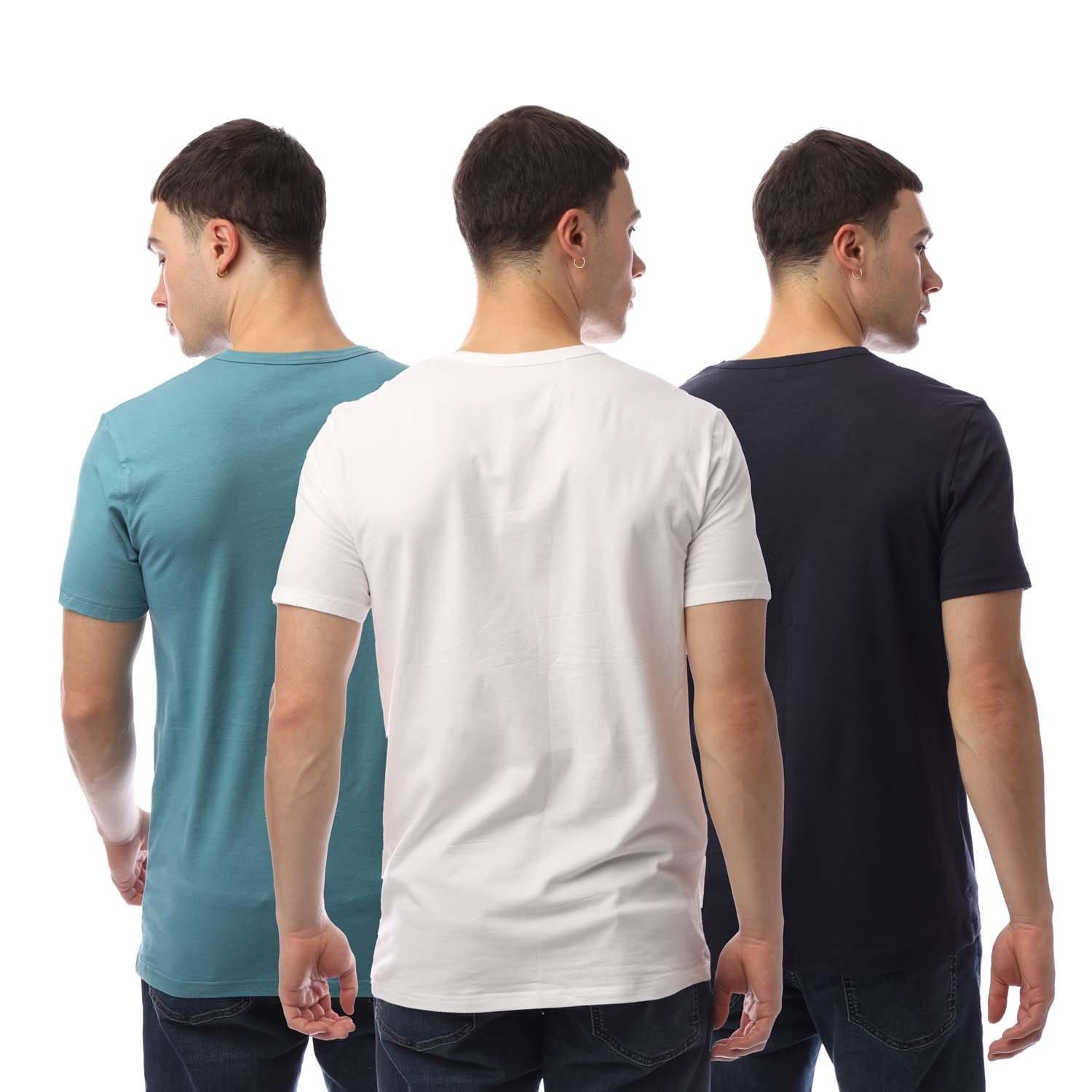 Blue - Lyle and Scott - Basic 3 Pack T-Shirts - 2