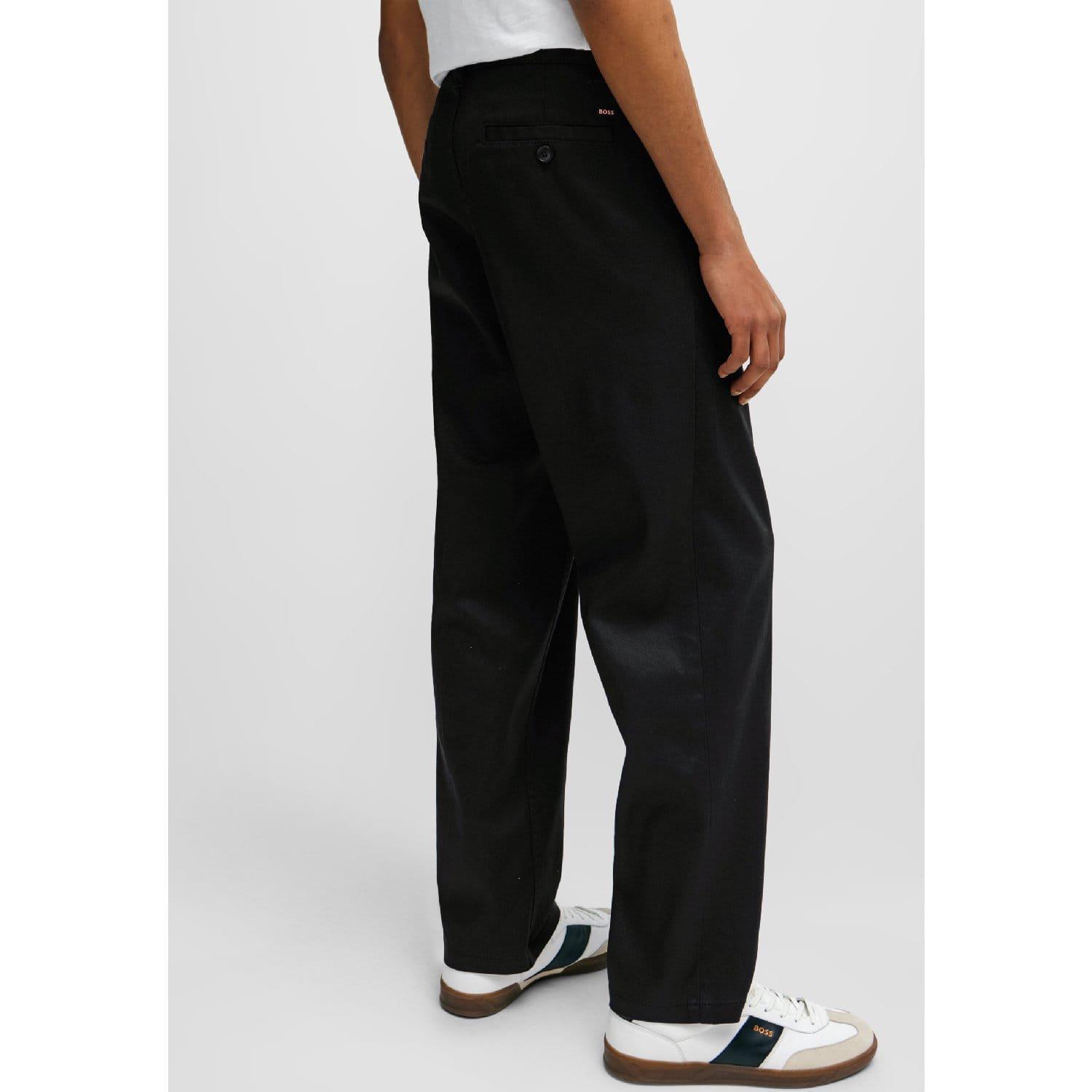 Black - Boss - Statum Straight-Fit Trousers - 2