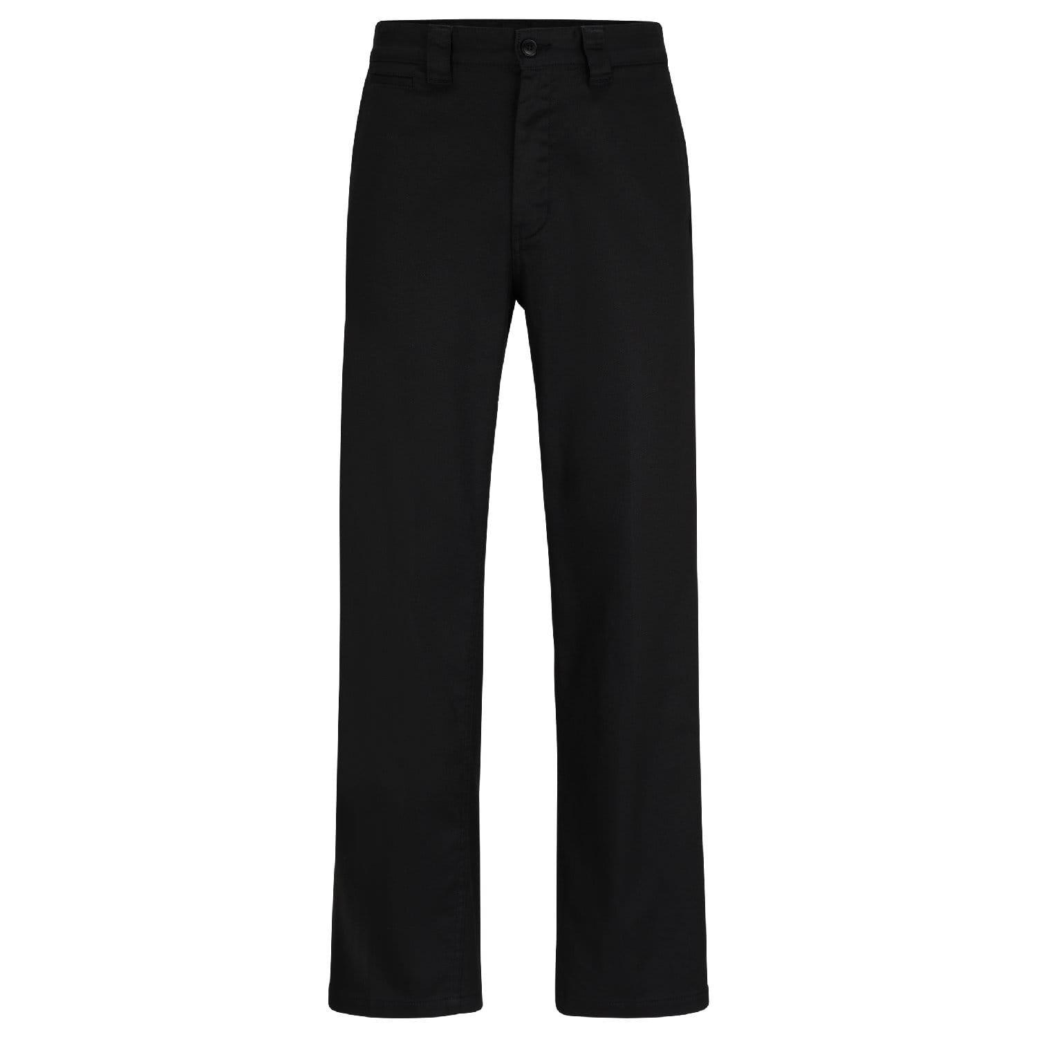 Black - Boss - Statum Straight-Fit Trousers - 4