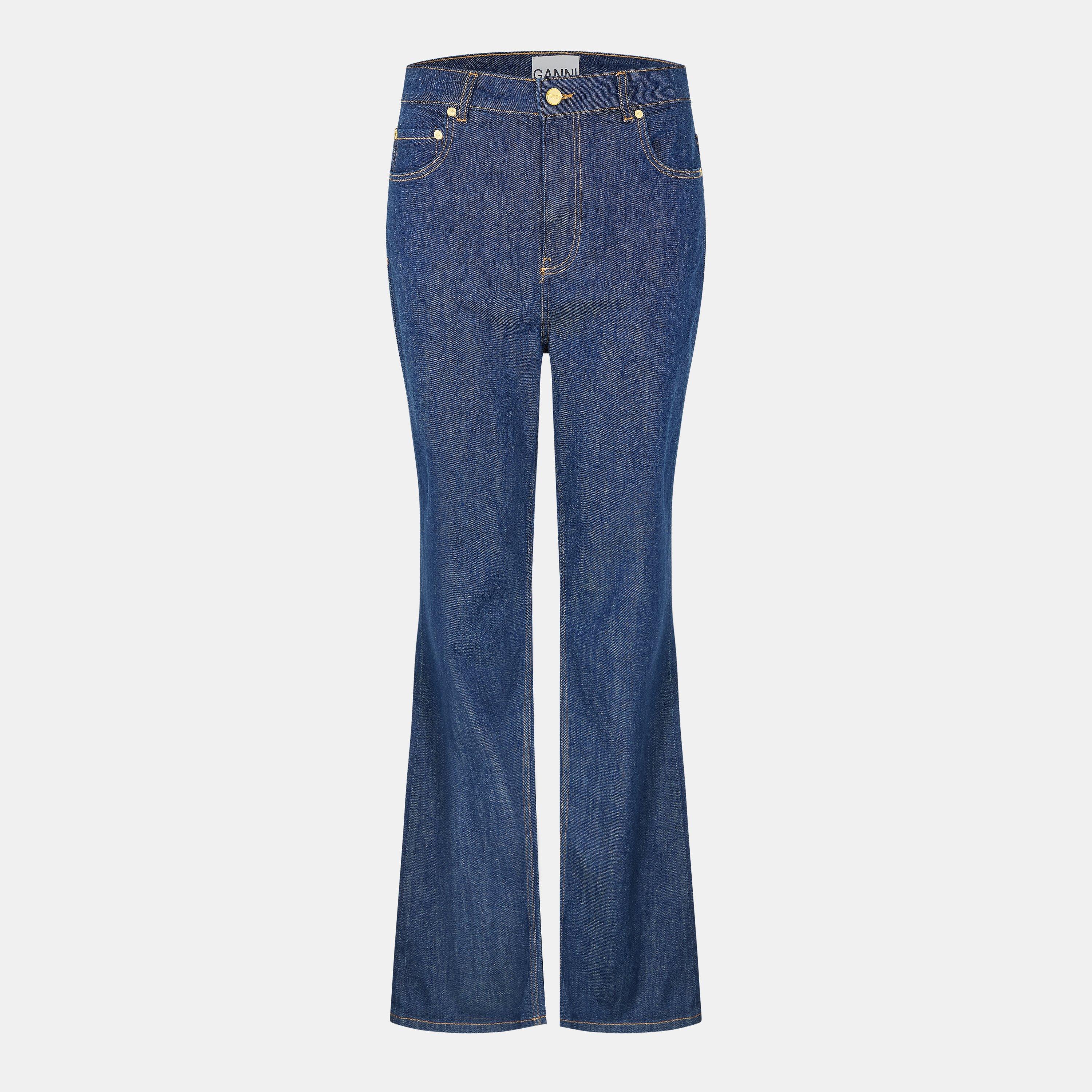 Ganni Women's Flare Bootcut Jeans - Rinse - Size 29 L32