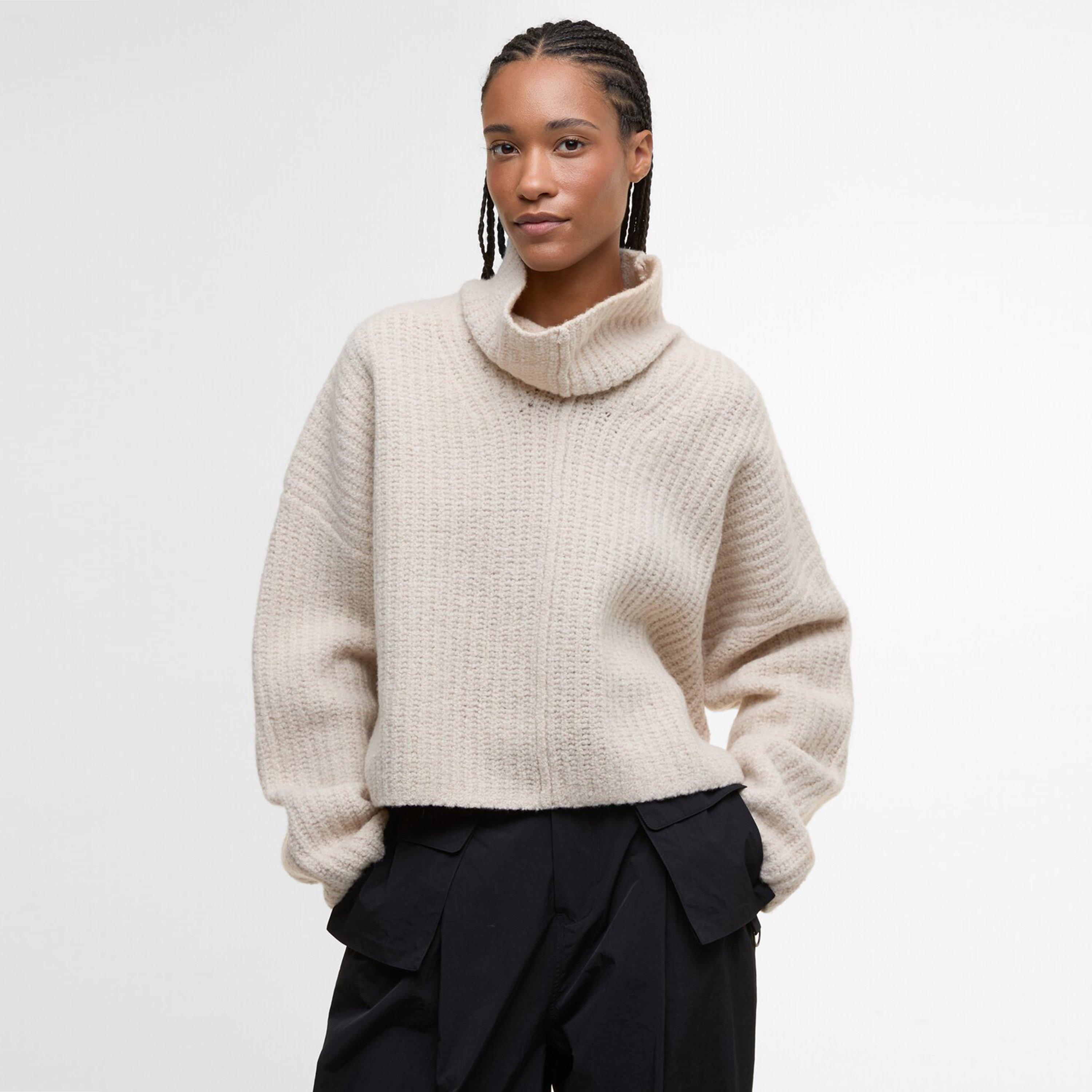 Aran - Barbour - Women's Imelda Knitted Turtle Neck Jumper - 2