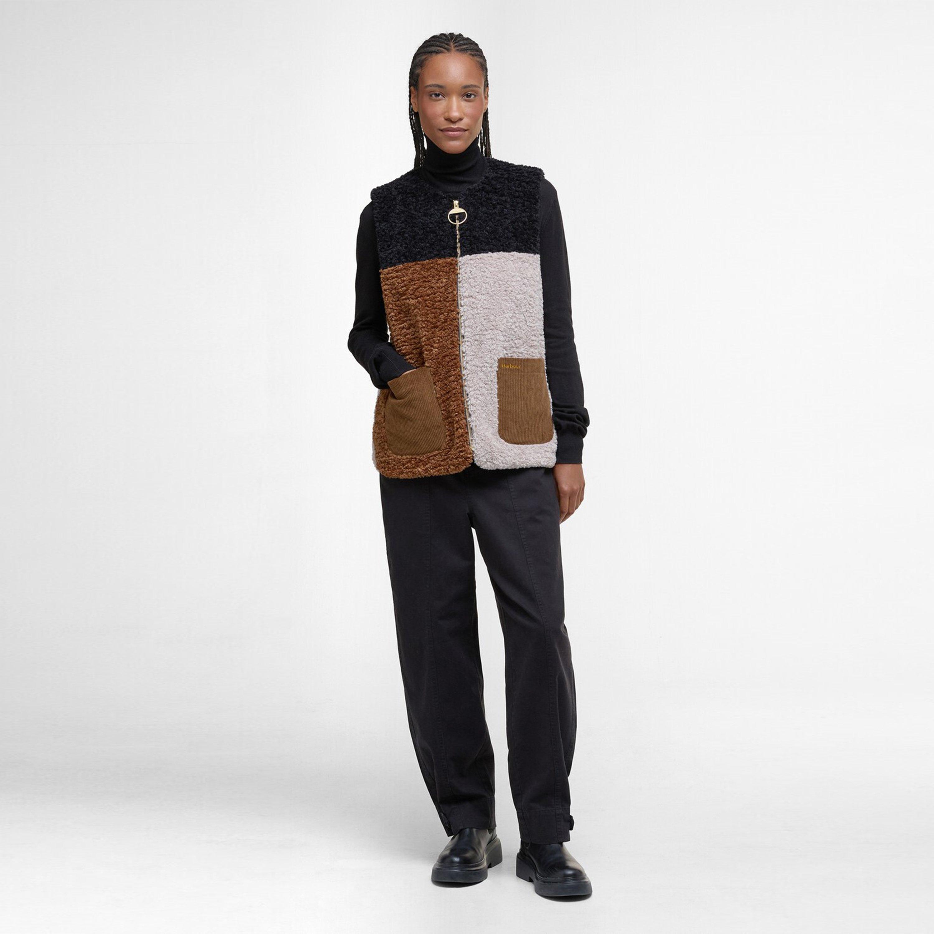 Nat/Camel/Bl - Barbour - Women's B.Li GRS Cathy Line Gilet - 5