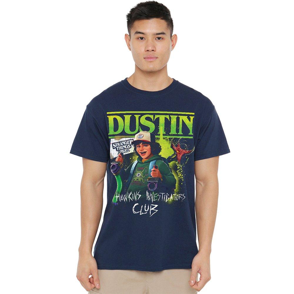 Navy - Stranger Things - Stranger Things Tales From 85 Dustin T Shirt Navy - 1