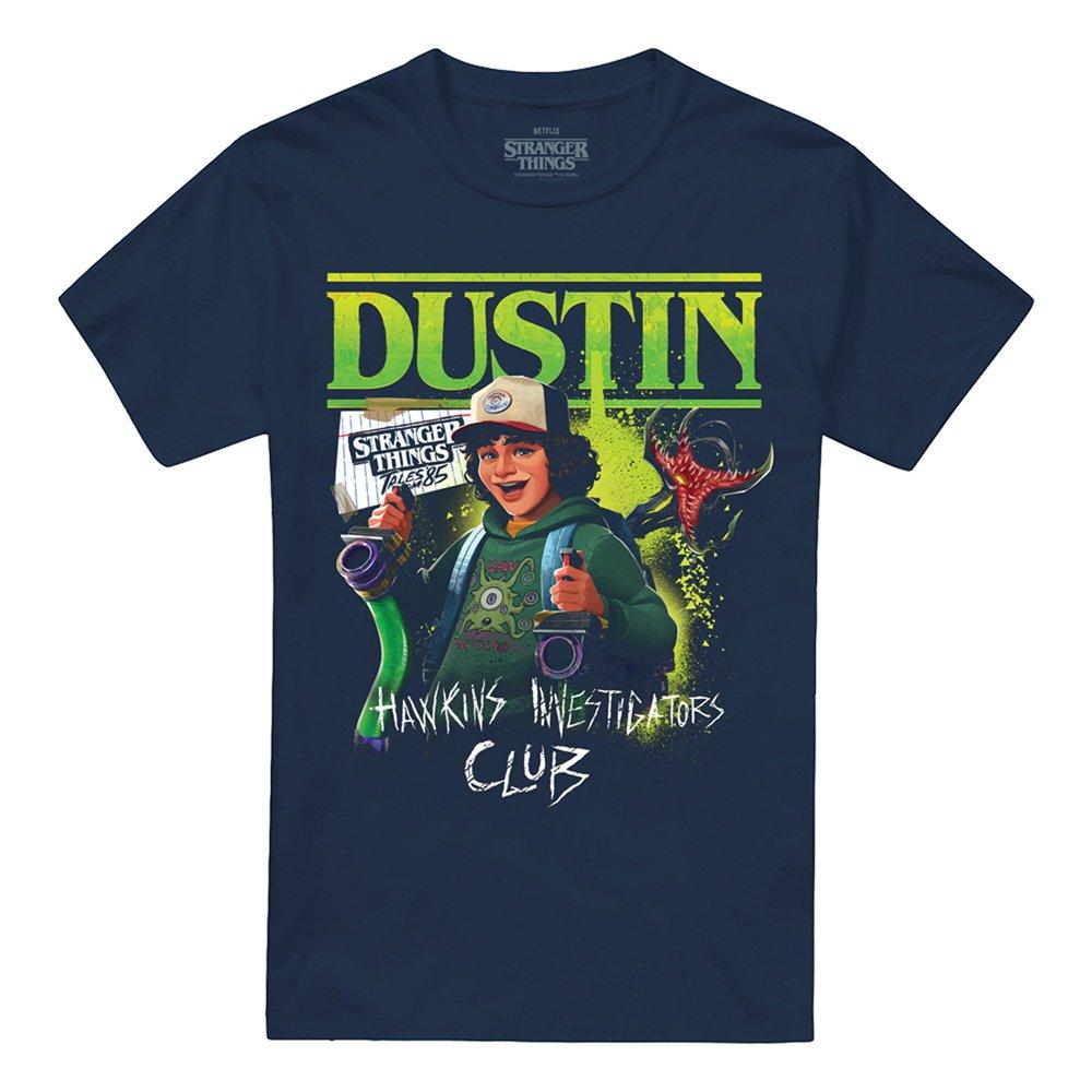 Navy - Stranger Things - Stranger Things Tales From 85 Dustin T Shirt Navy - 4