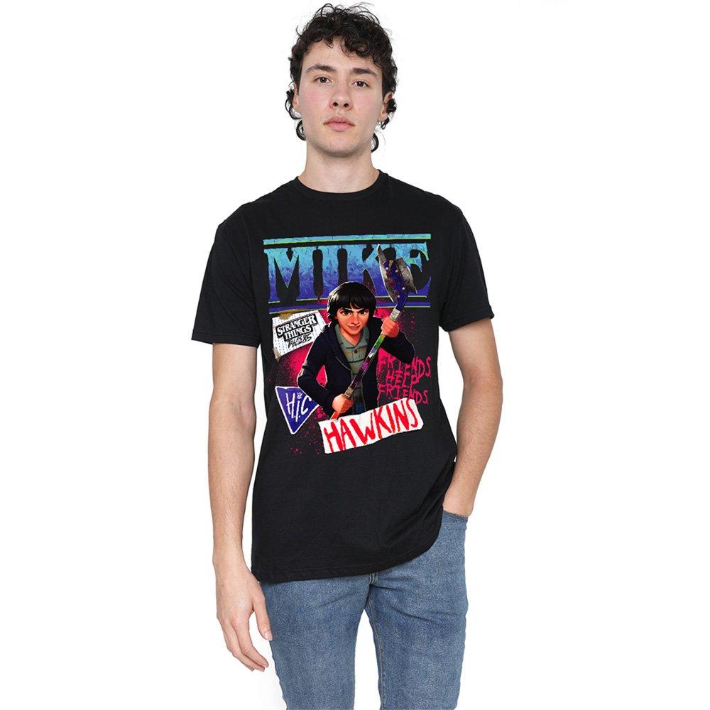 Black - Stranger Things - Stranger Things Tales From 85 Mike T Shirt Black - 1