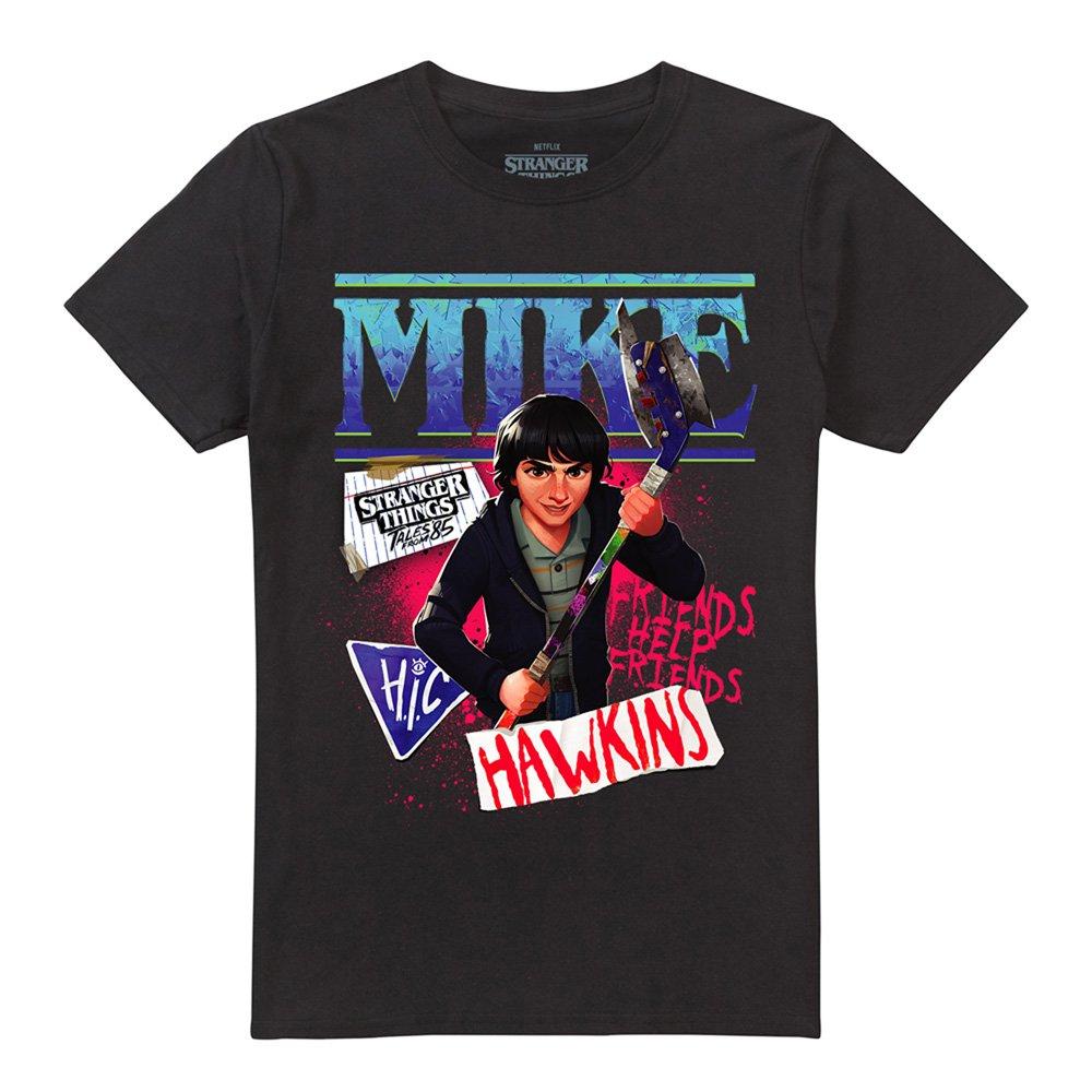 Black - Stranger Things - Stranger Things Tales From 85 Mike T Shirt Black - 4