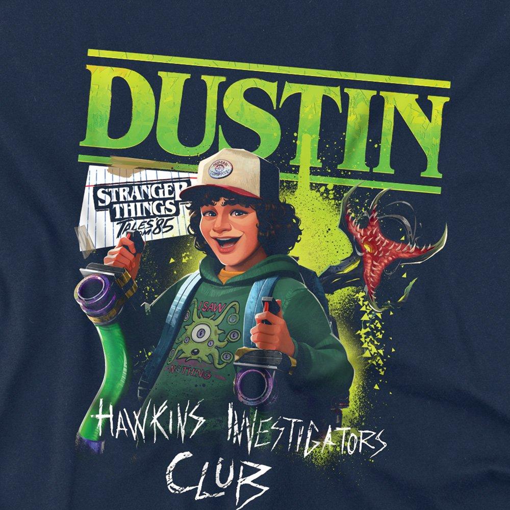 Navy - Stranger Things - Stranger Things Tales From 85 Dustin Kids T Shirt - 2