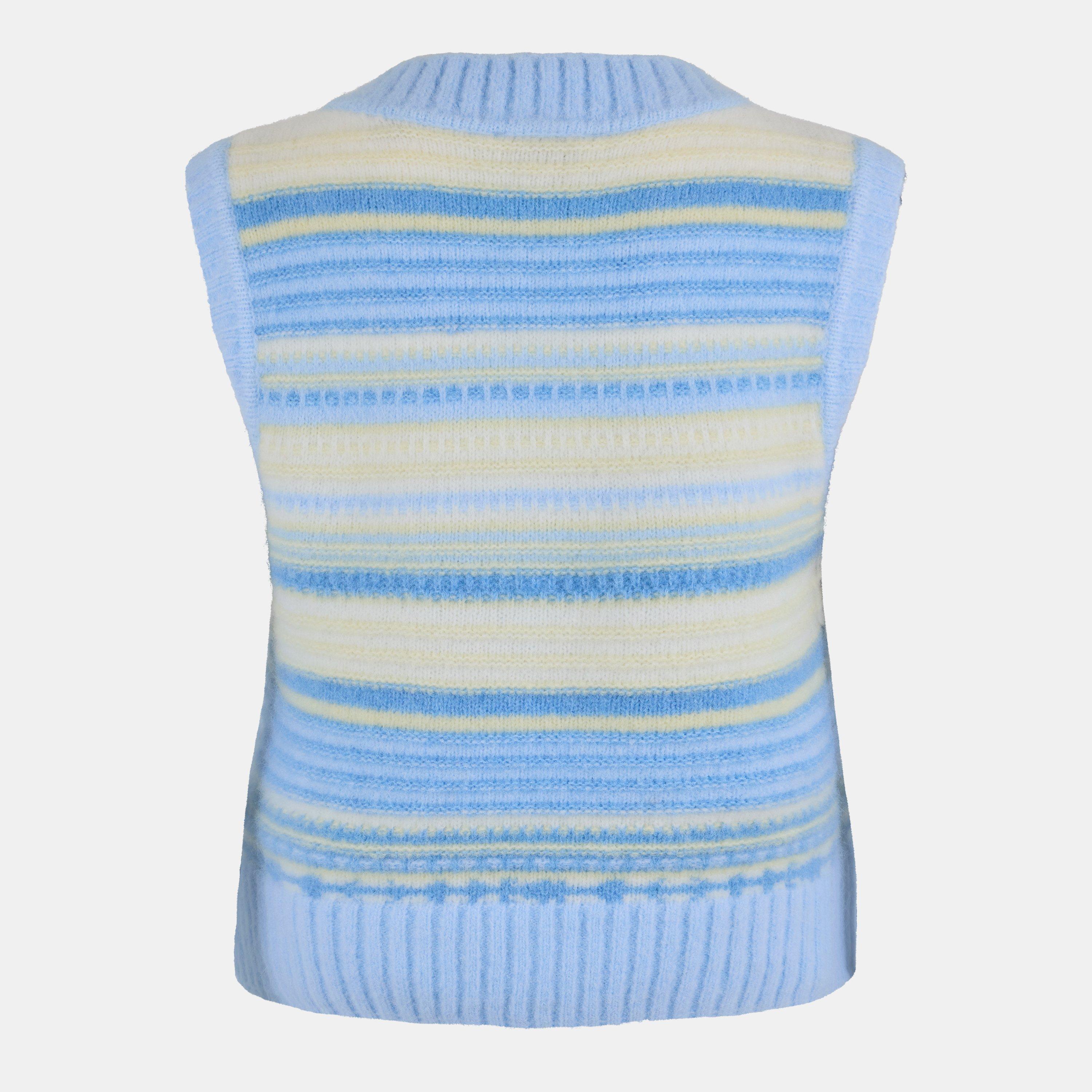 Skyway - Ganni - Women's Stripe Sweater Vest - 2