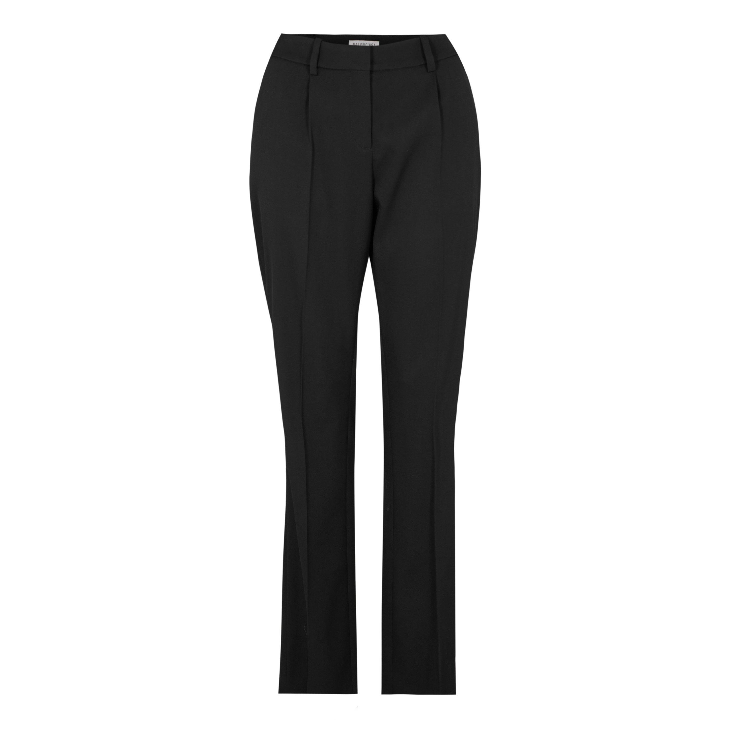 Balenciaga Women's Tailored Trousers - Black - Size 10 (S)