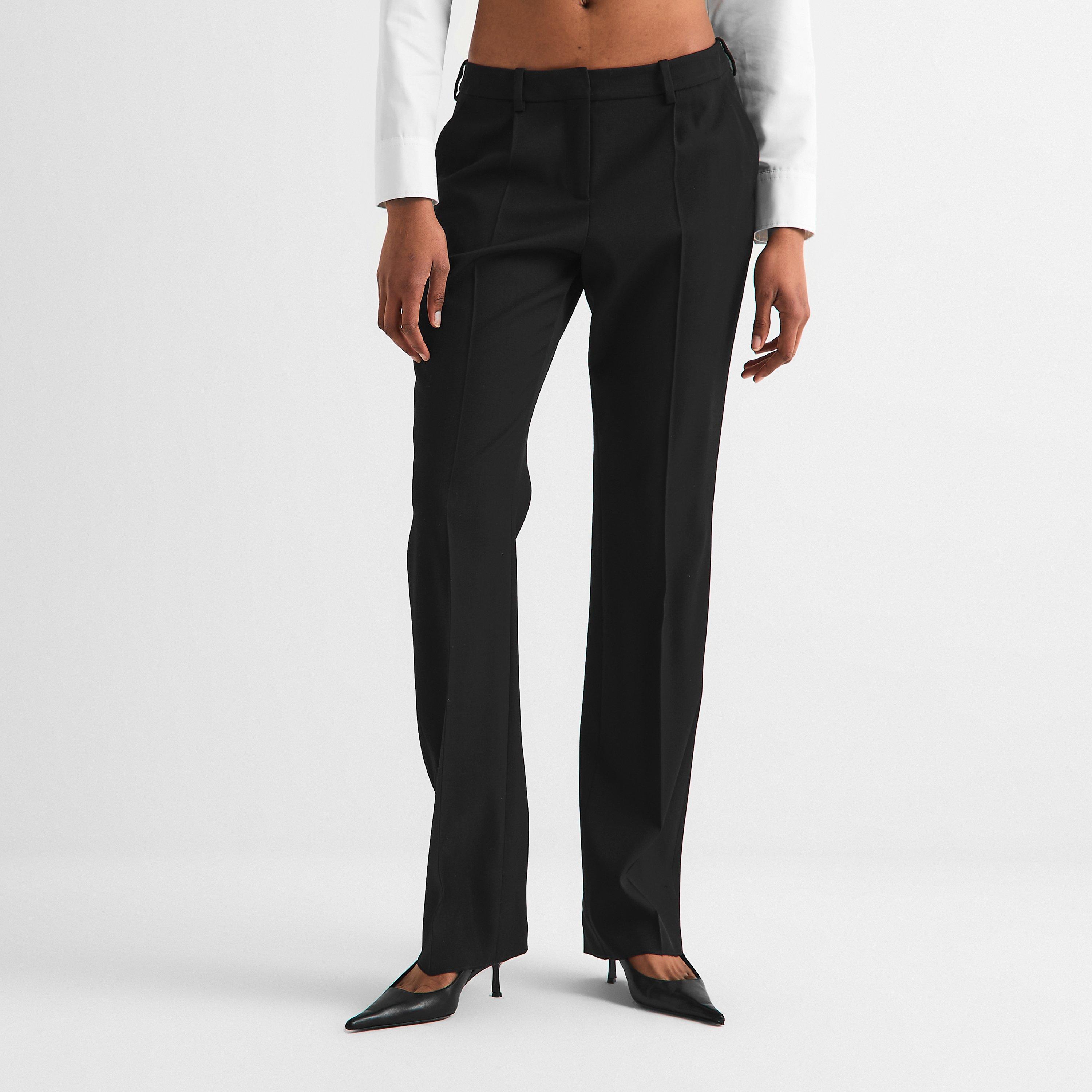 Black - Balenciaga - Women's Tailored Trousers - 3