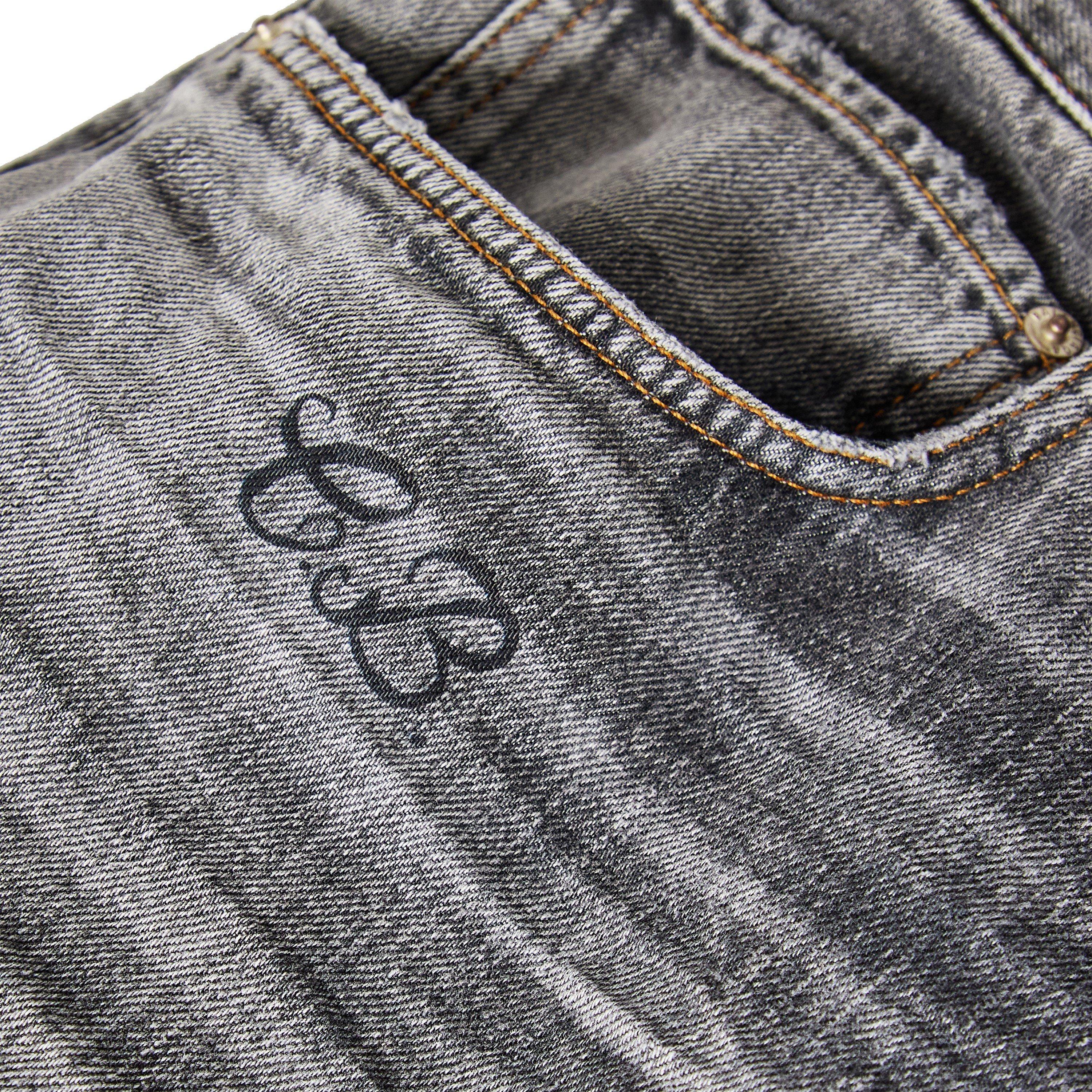 Dark Grey - Balenciaga - Men's Wide Leg Jeans - 5