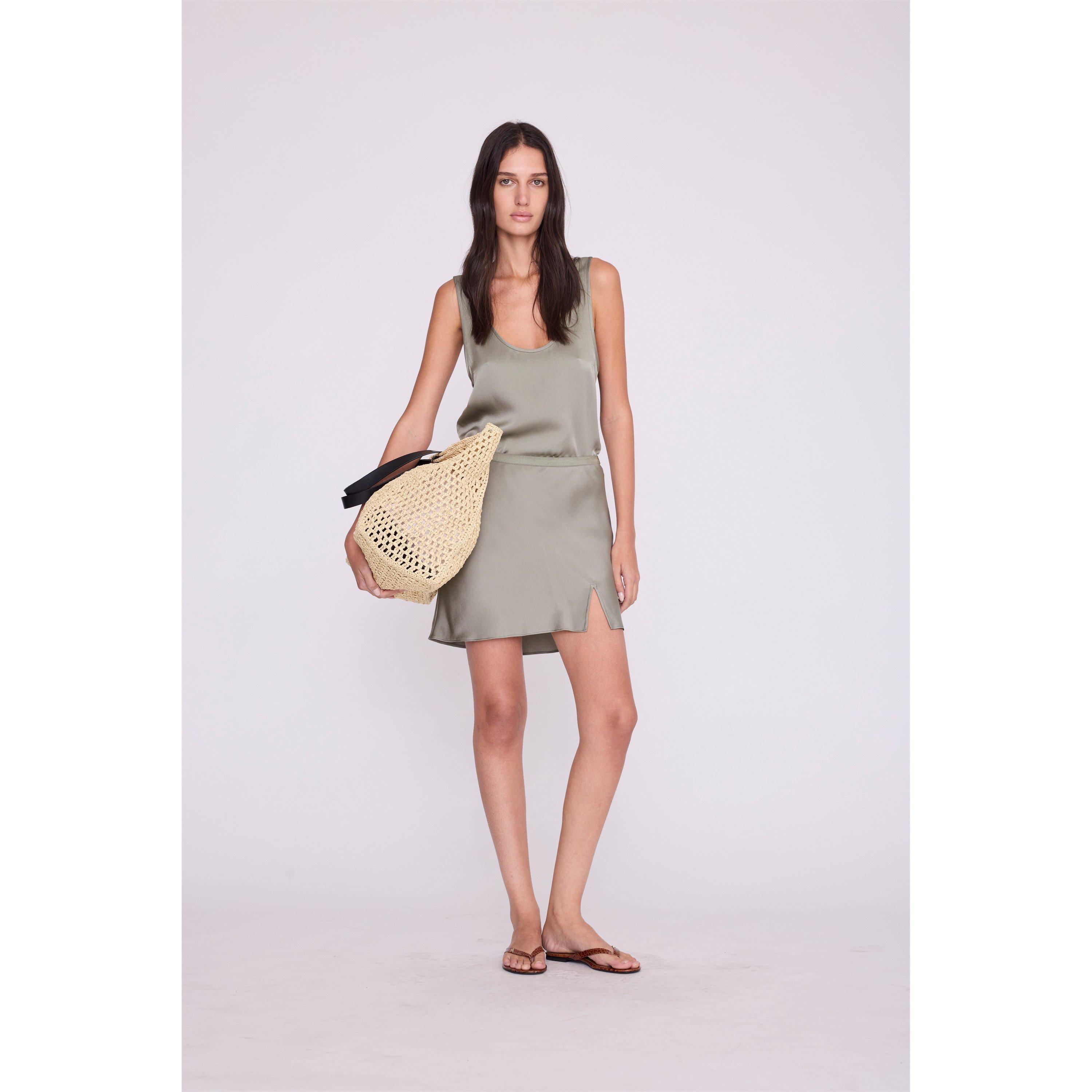 Anine Bing Women's Mini Skirt - SAGE - Size 10 (S)