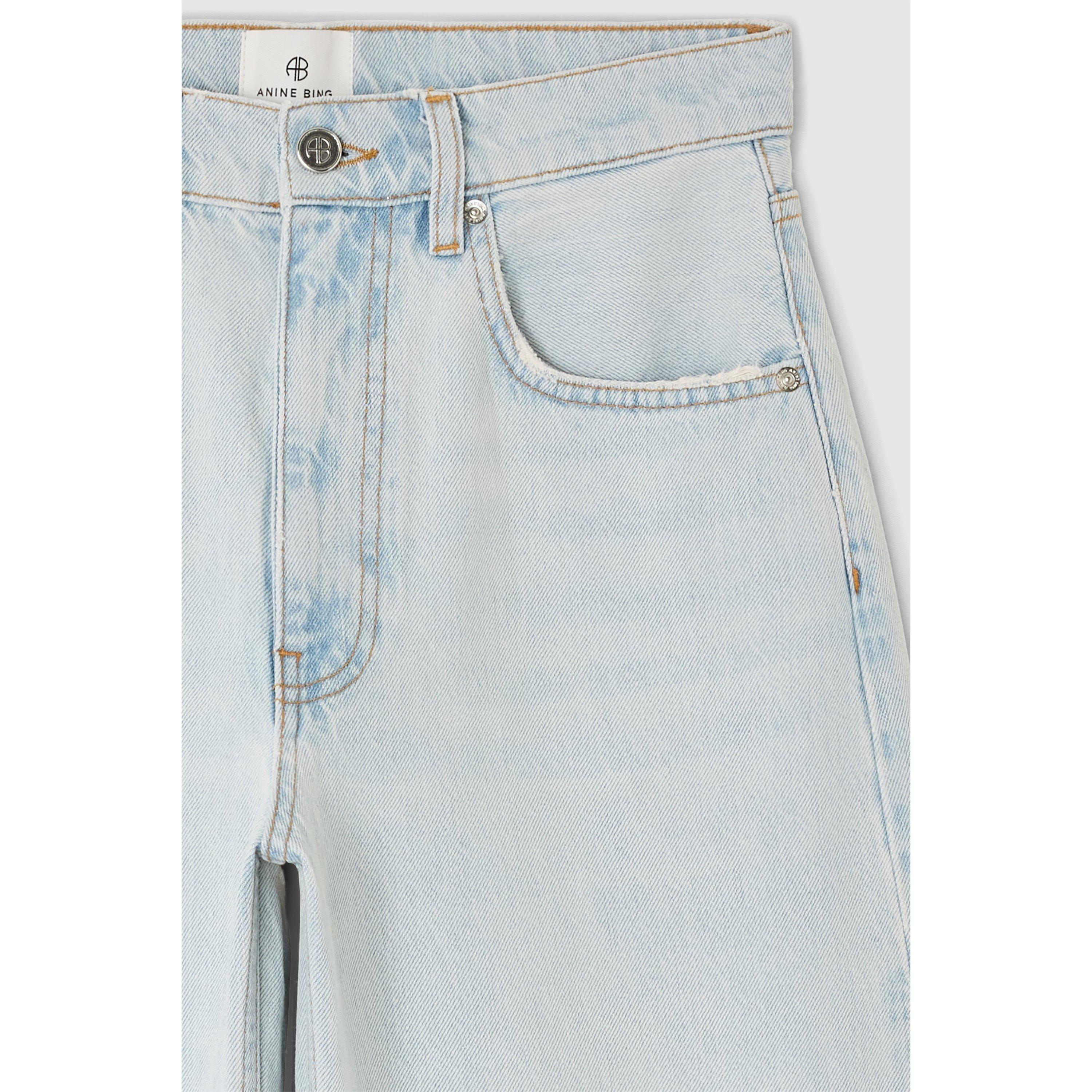 WASHED BLUE - Anine Bing - Women's Wide Leg Jeans - 7