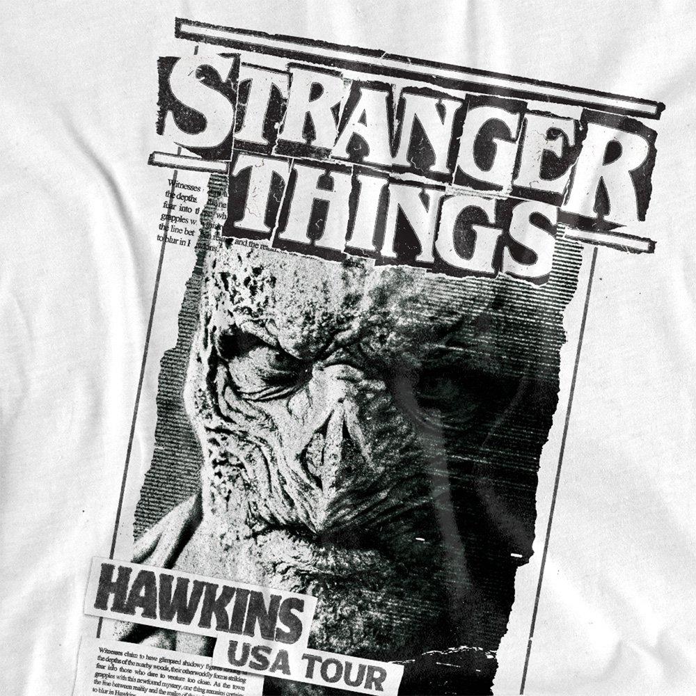 White - Stranger Things - Stranger Things Newspaper Vecna Long Sleeve T-Shir - 2