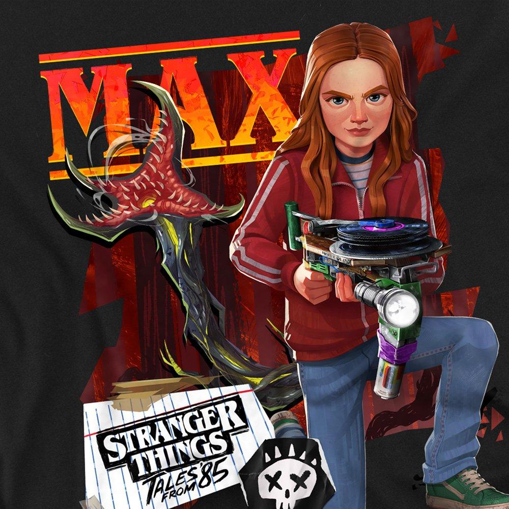Black - Stranger Things - Stranger Things Tales From 85 Max Long Sleeve T Sh - 2