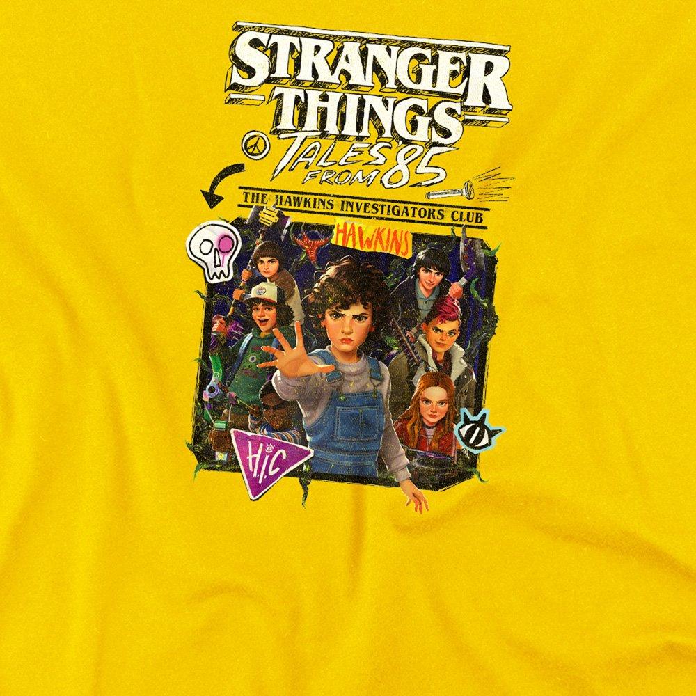 Yellow - Stranger Things - Stranger Things Tales From 85 Group Poster Kids T - 2