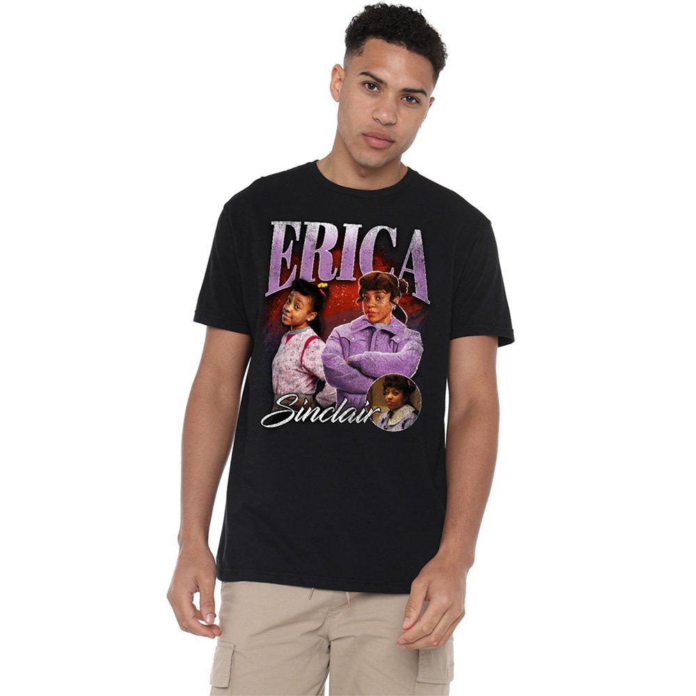 Black - Stranger Things - Stranger Things Erica Homage T-Shirt Black - 1
