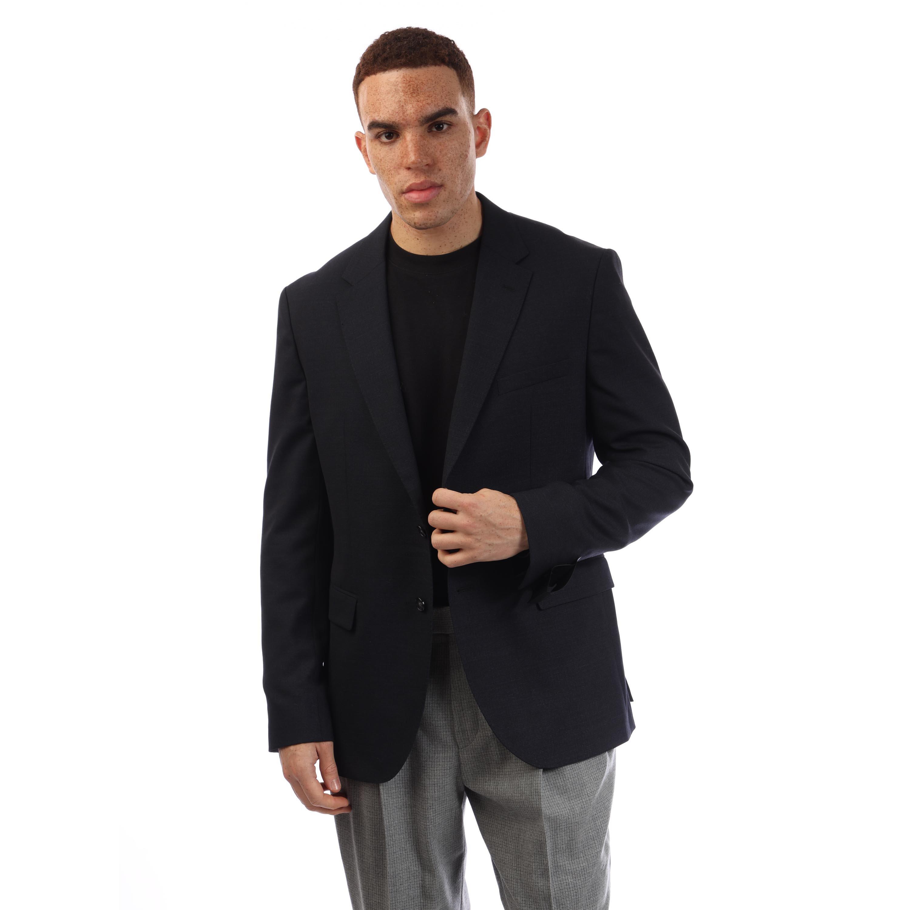 Boss Men's Jasper Mm Formal Jacket - Dark Blue - 40 (50)